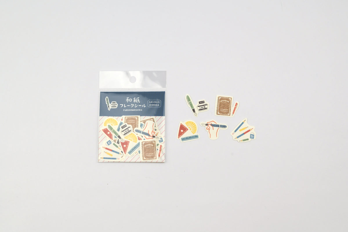 Furukawa Paper Flake Sticker - Stationery