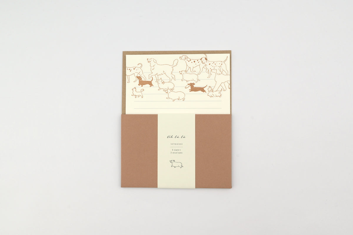 EL COMMUN Letter Set - Ah La La - Dogs