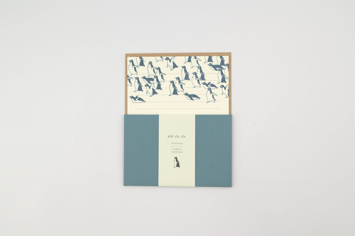 EL COMMUN Letter Set - Ah La La - Penguins