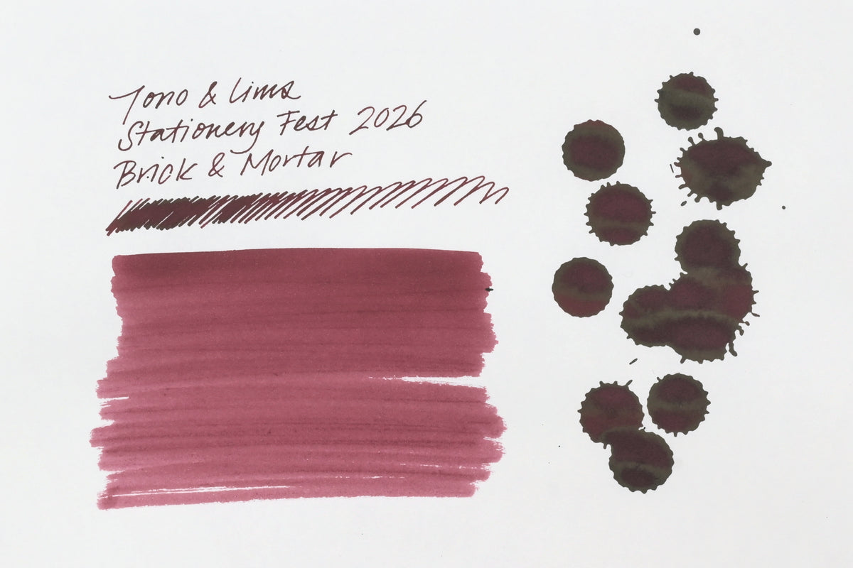 Tono & Lims Pen Ink Bottle - Special Collaboration - Brick & Mortar - 30ml - Stationery Fest 2026