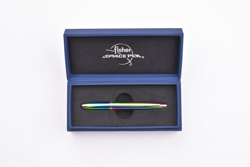 Bullet Space Pen, Rainbow Titanium Nitride Finish (#400RB)
