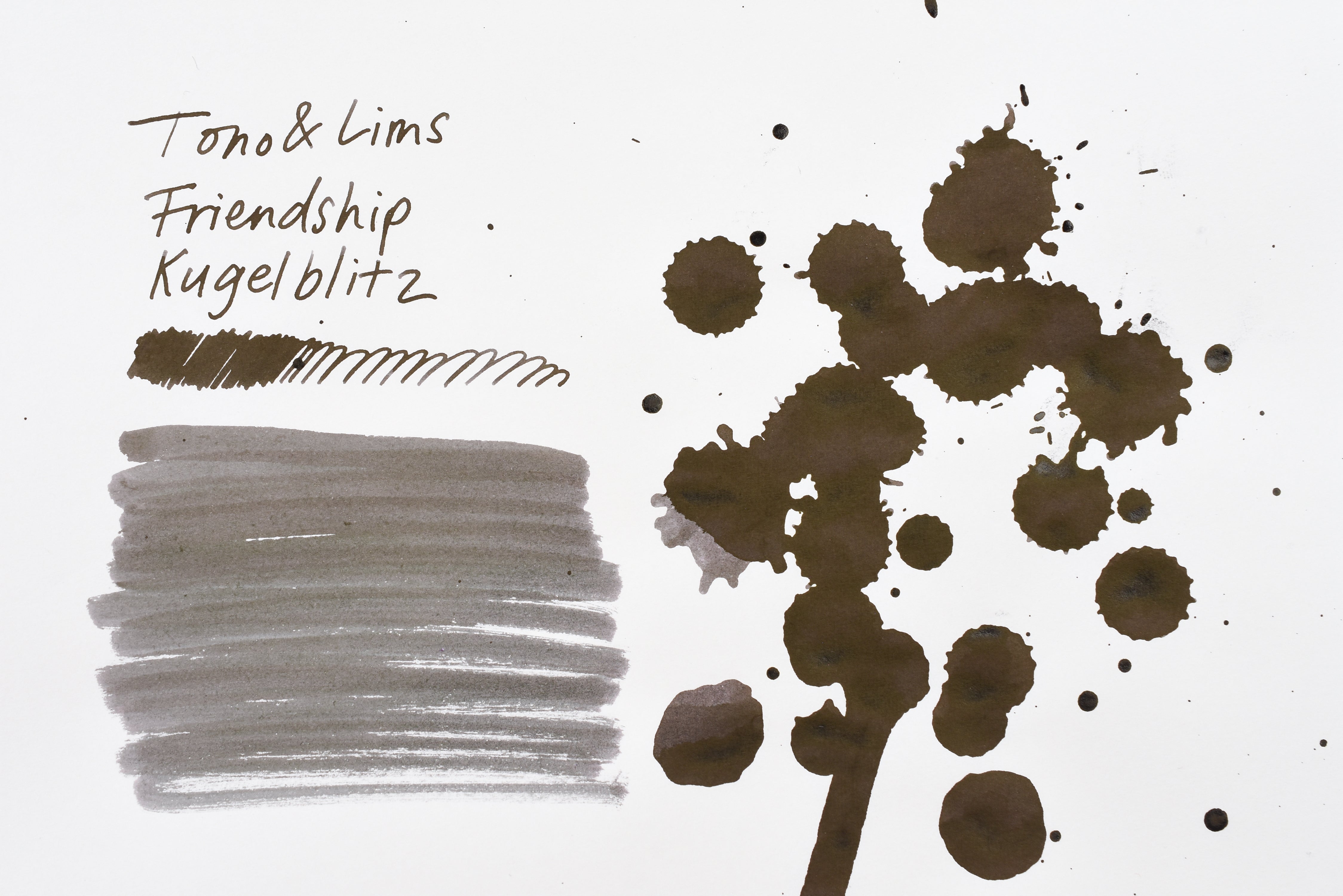 Tono & Lims Ink Bottle - Friendship - Kugelblitz - 30ml