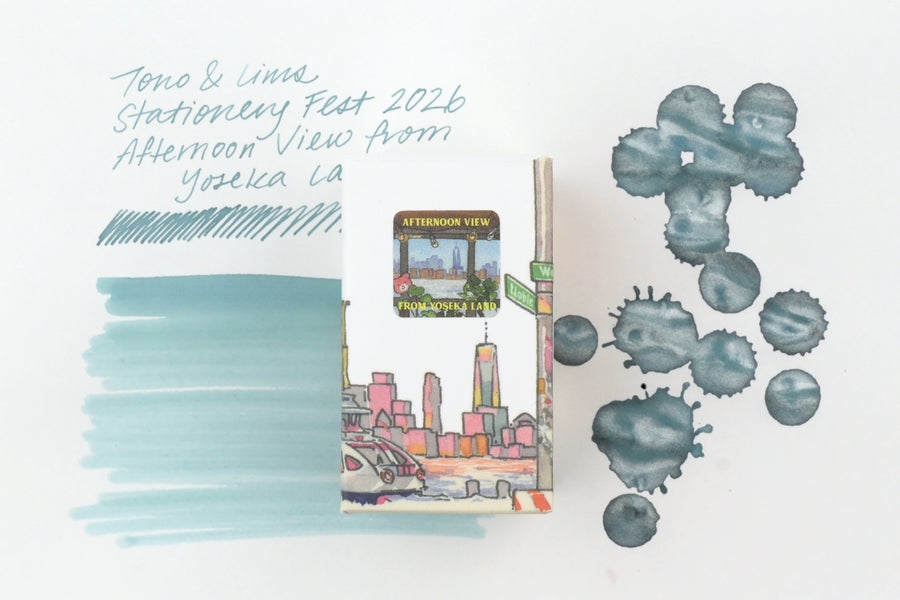 Tono & Lims Pen Ink Bottle - Special Collaboration - Afternoon View From Yoseka Land - 30ml - Stationery Fest 2026