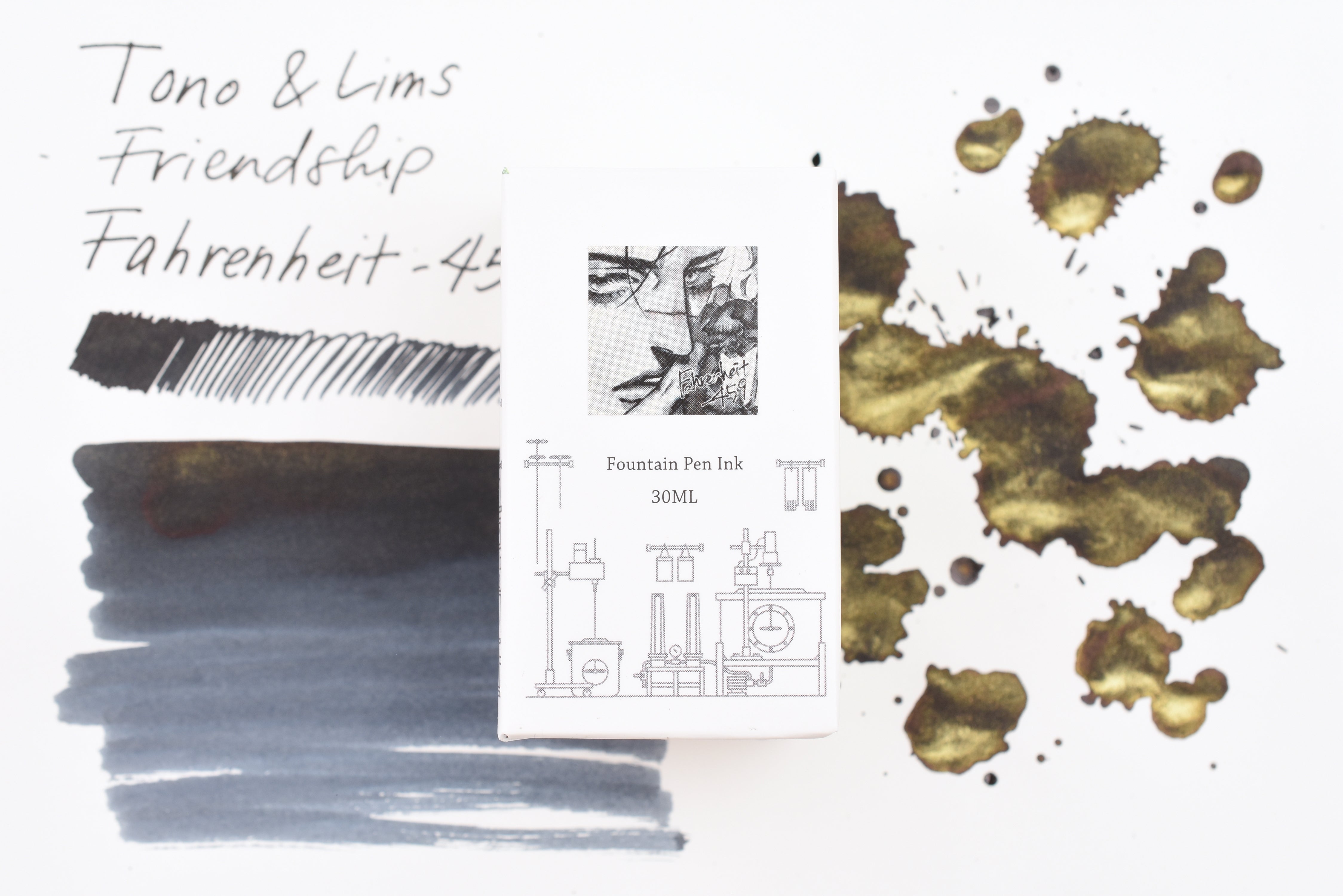 Tono & Lims Ink Bottle - Friendship - Fahrenheit-459 - 30ml