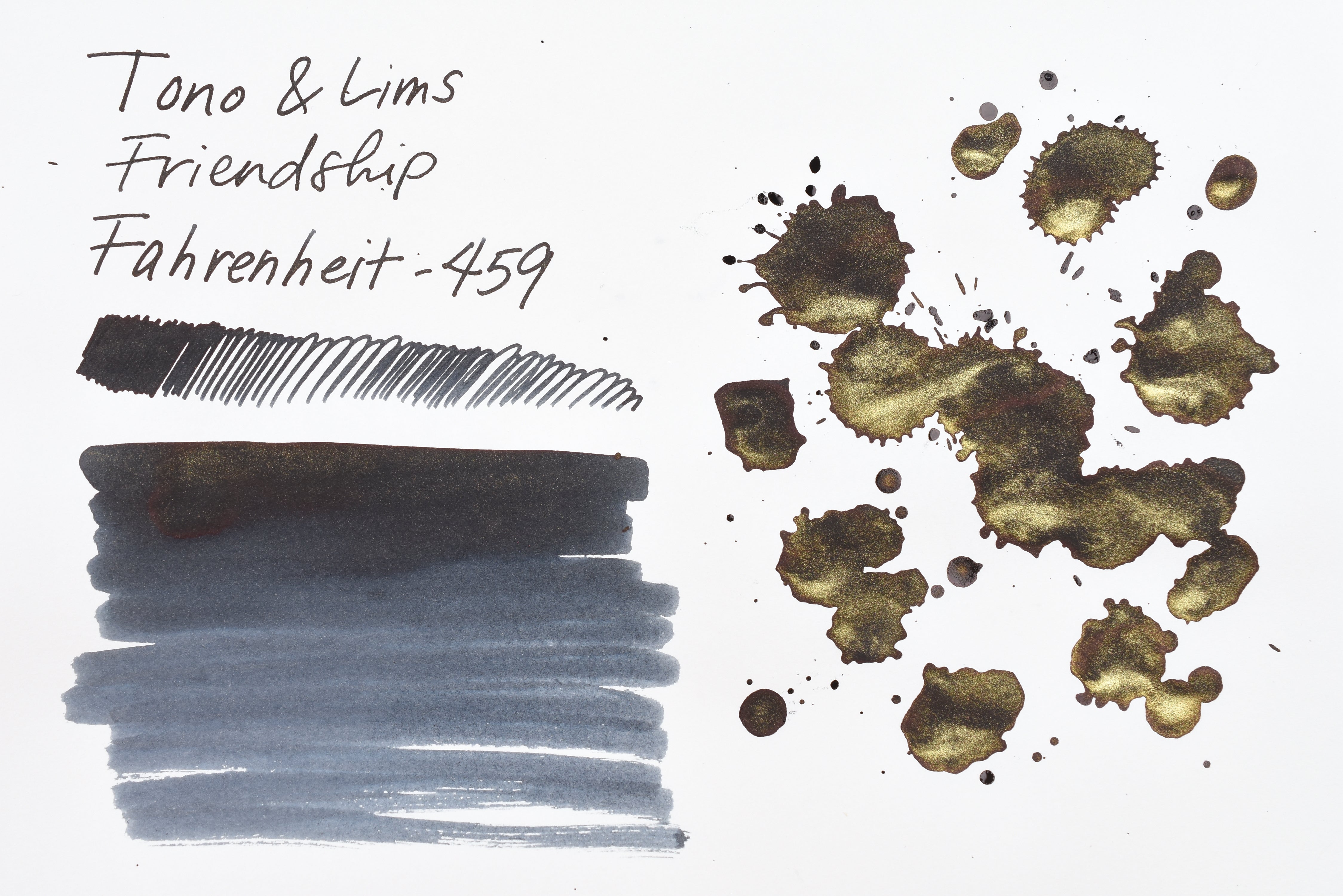 Tono & Lims Ink Bottle - Friendship - Fahrenheit-459 - 30ml