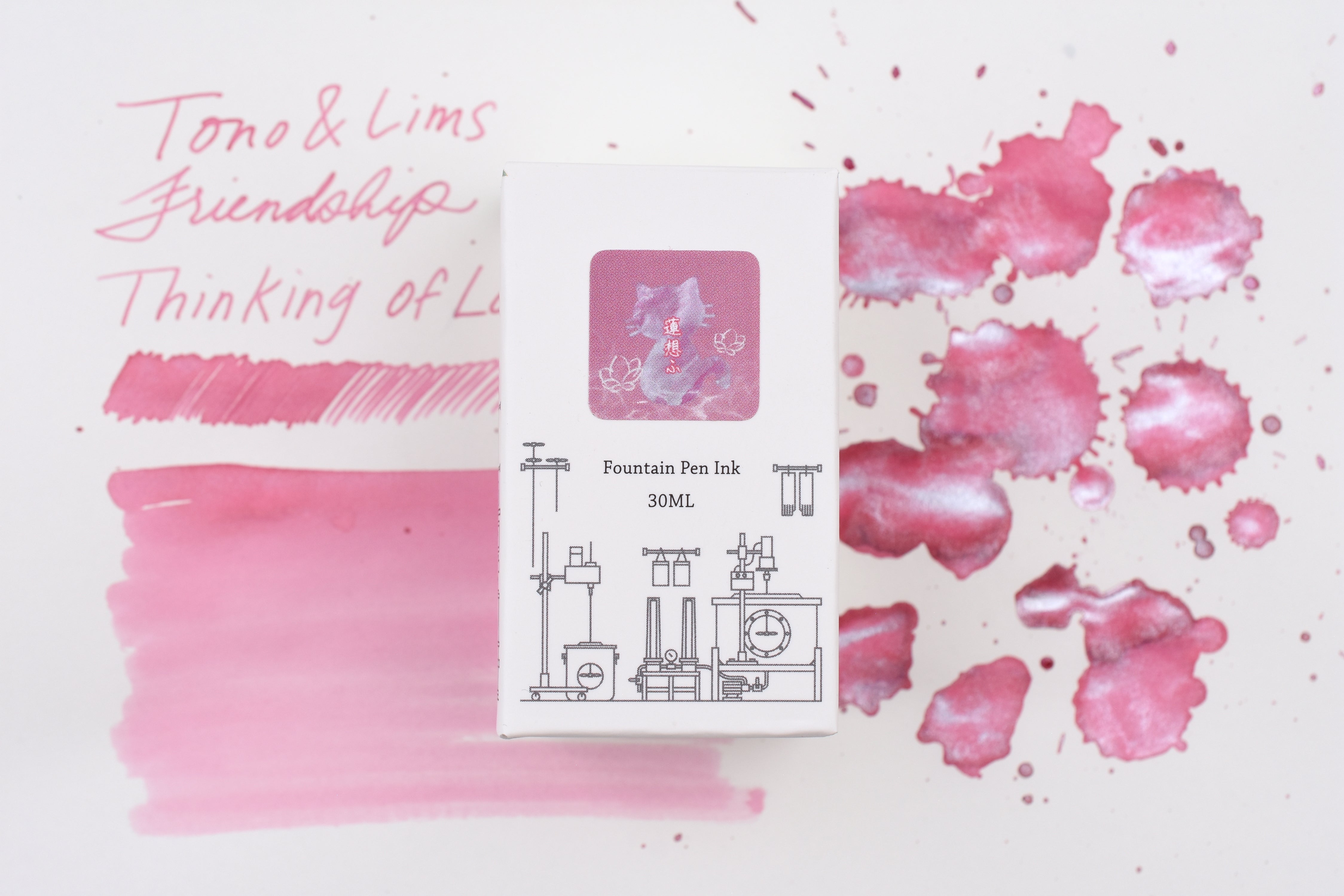 Tono & Lims Ink Bottle - Friendship - 蓮想ふ (Thinking of Lotus) - 30ml
