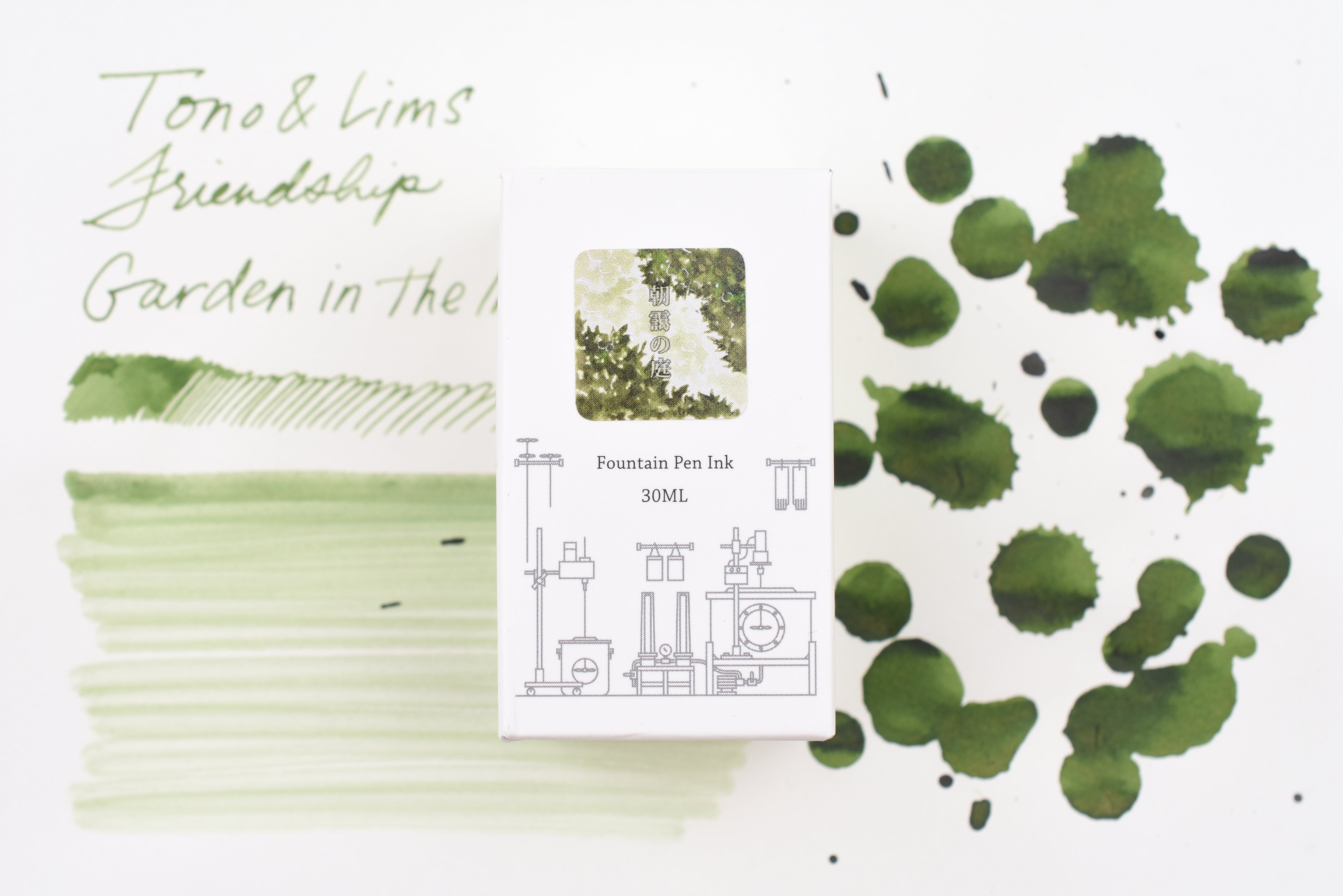 Tono & Lims Ink Bottle - Friendship - 朝靄の庭 (Garden in the Morning Mist) - 30ml