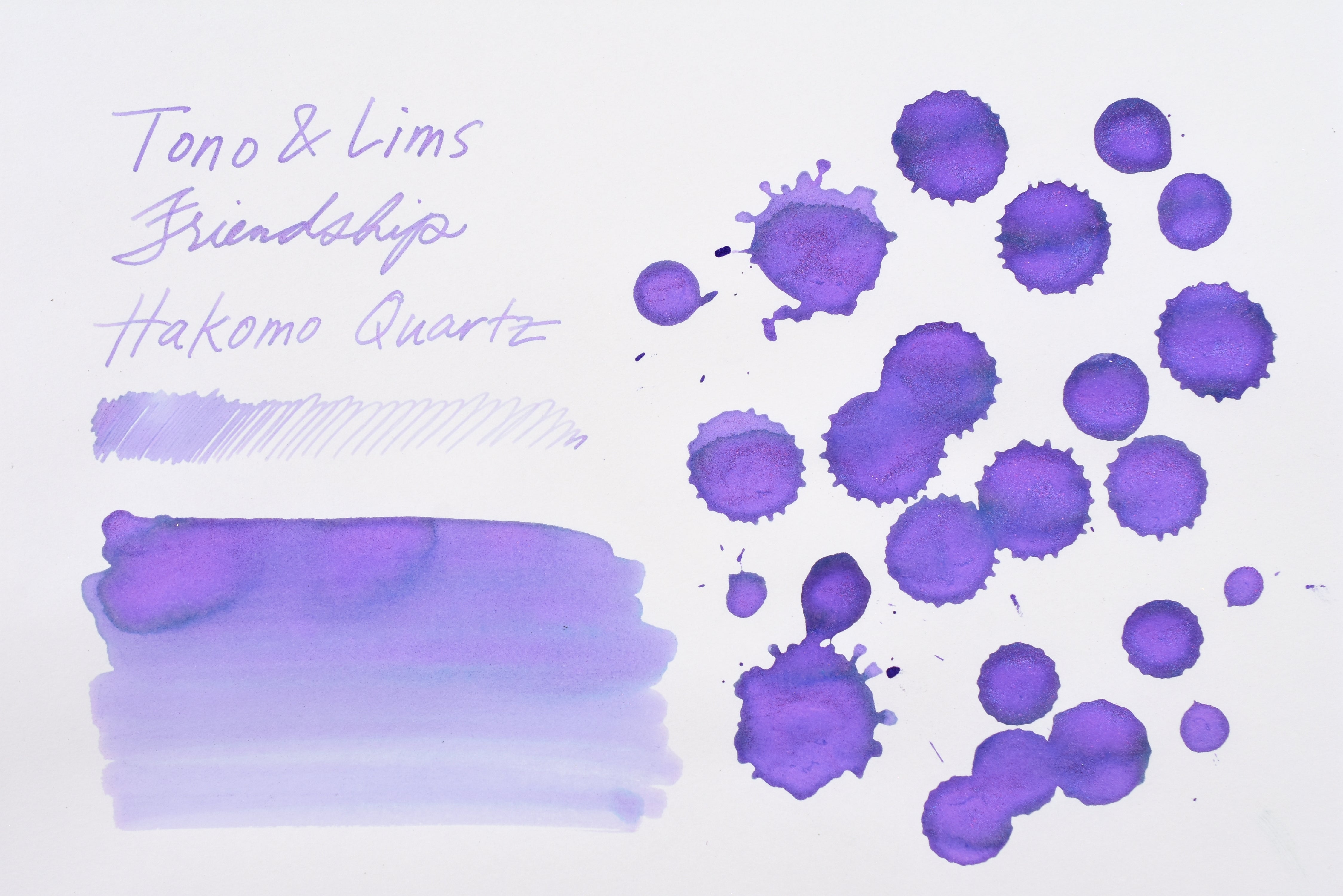 Tono & Lims Ink Bottle - Friendship - Hakomo Quartz - 30ml