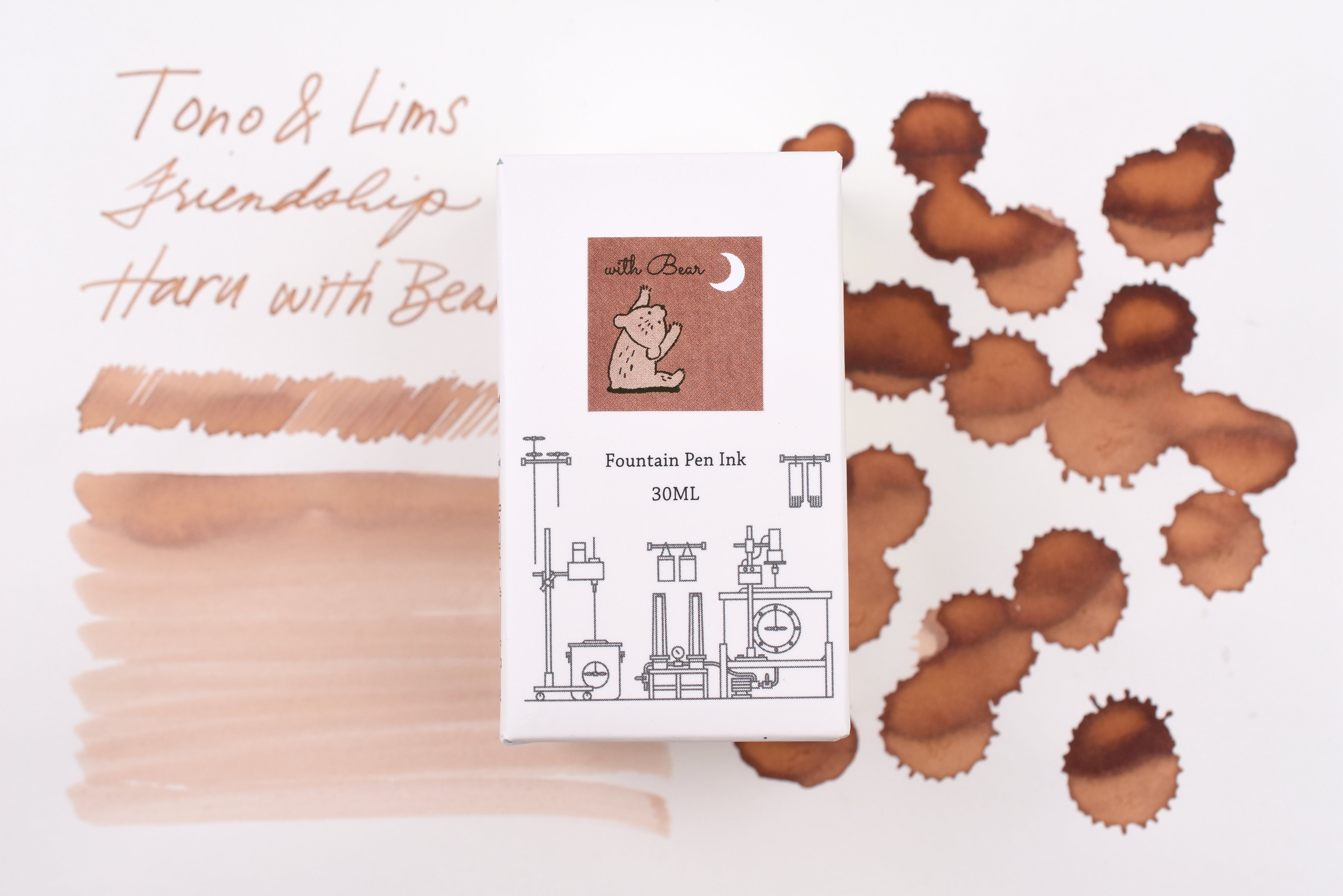 Tono & Lims Ink Bottle - Friendship - Haru with Bear - 30ml