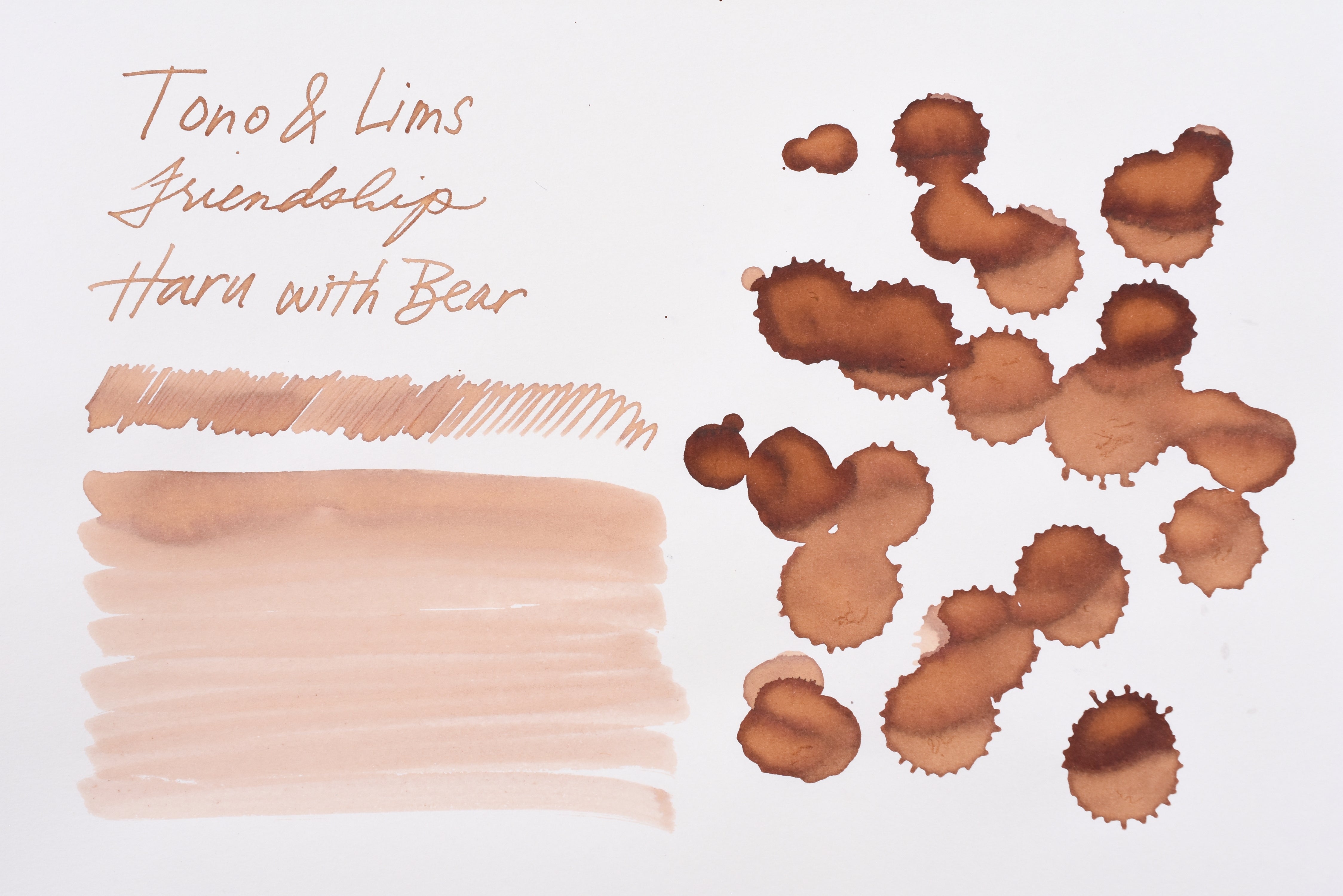 Tono & Lims Ink Bottle - Friendship - Haru with Bear - 30ml