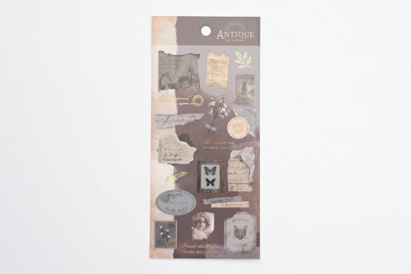 Mind Wave Antique Sticker - Charcoal Gray
