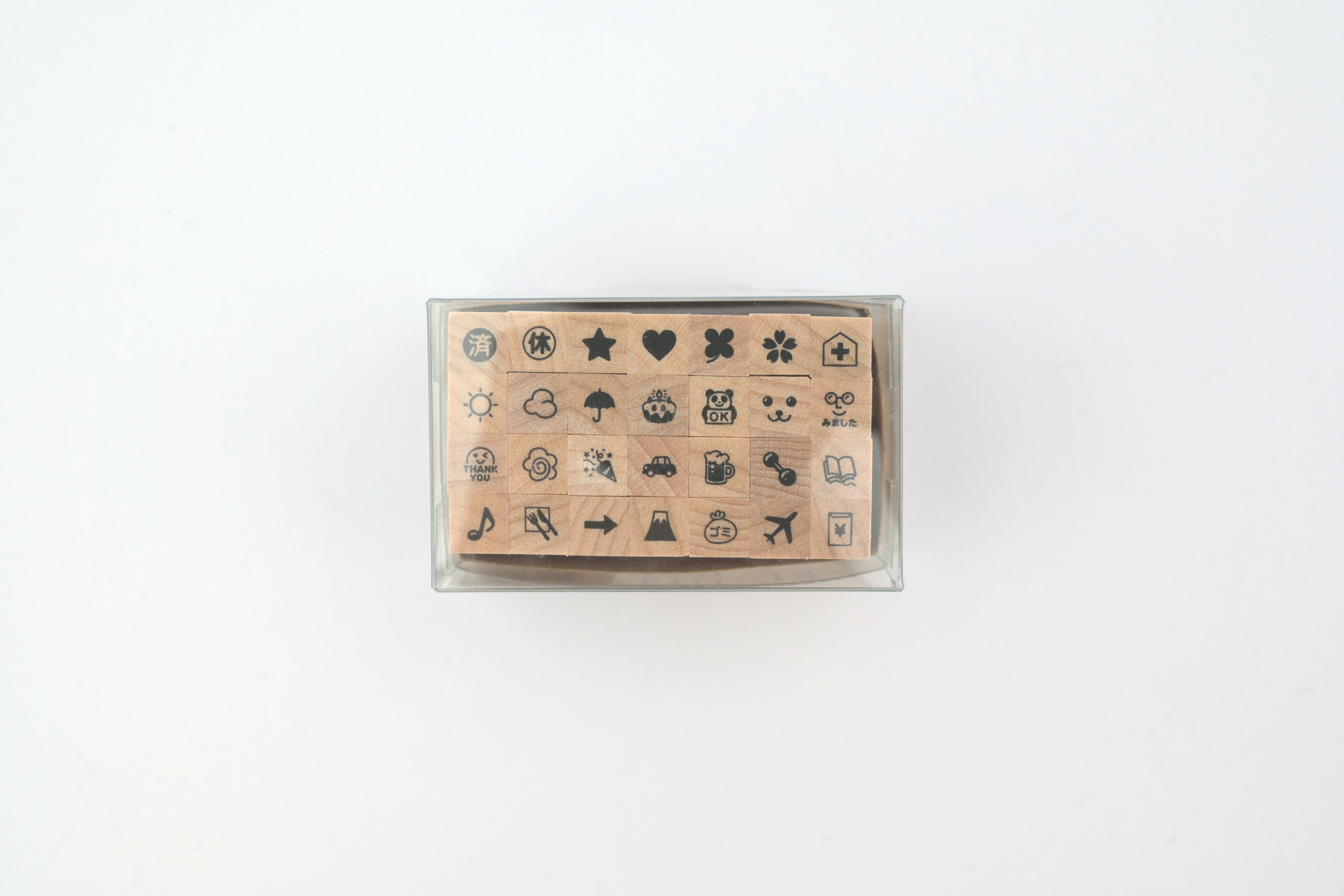 Kodomo No Kao Stamp Set - Petit Moji – Yoseka Stationery