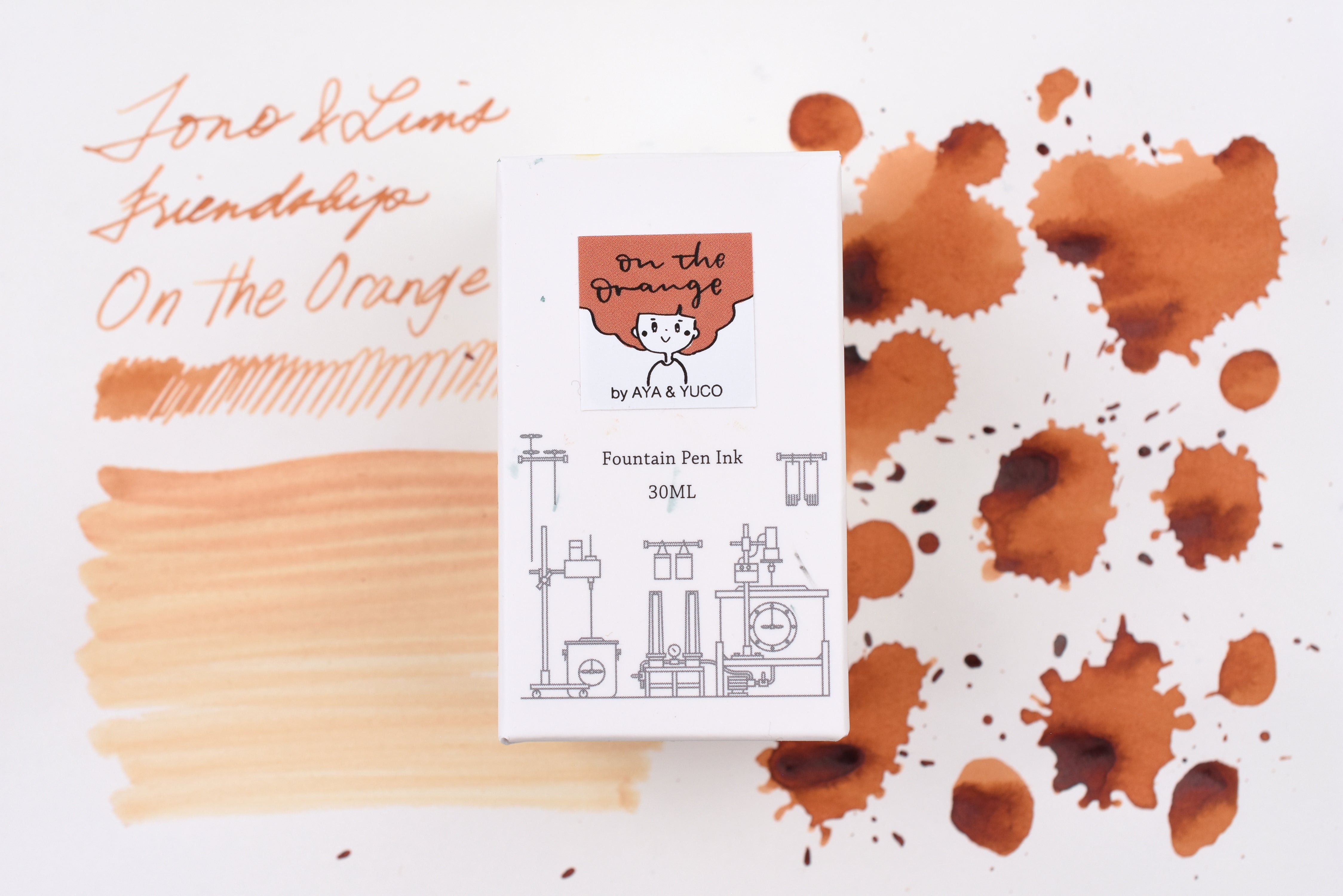 Tono & Lims Ink Bottle - Friendship - On the Orange - 30ml