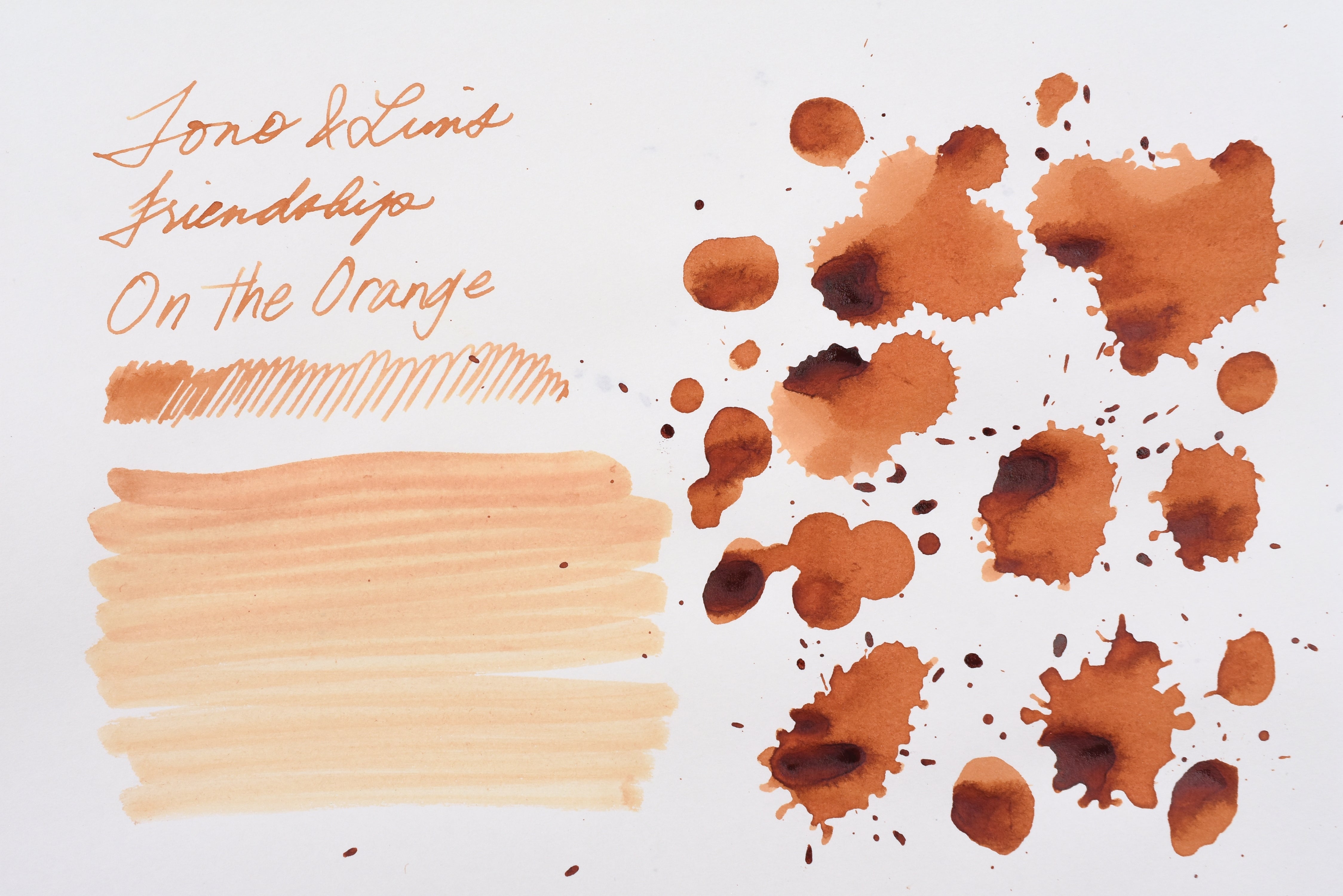 Tono & Lims Ink Bottle - Friendship - On the Orange - 30ml