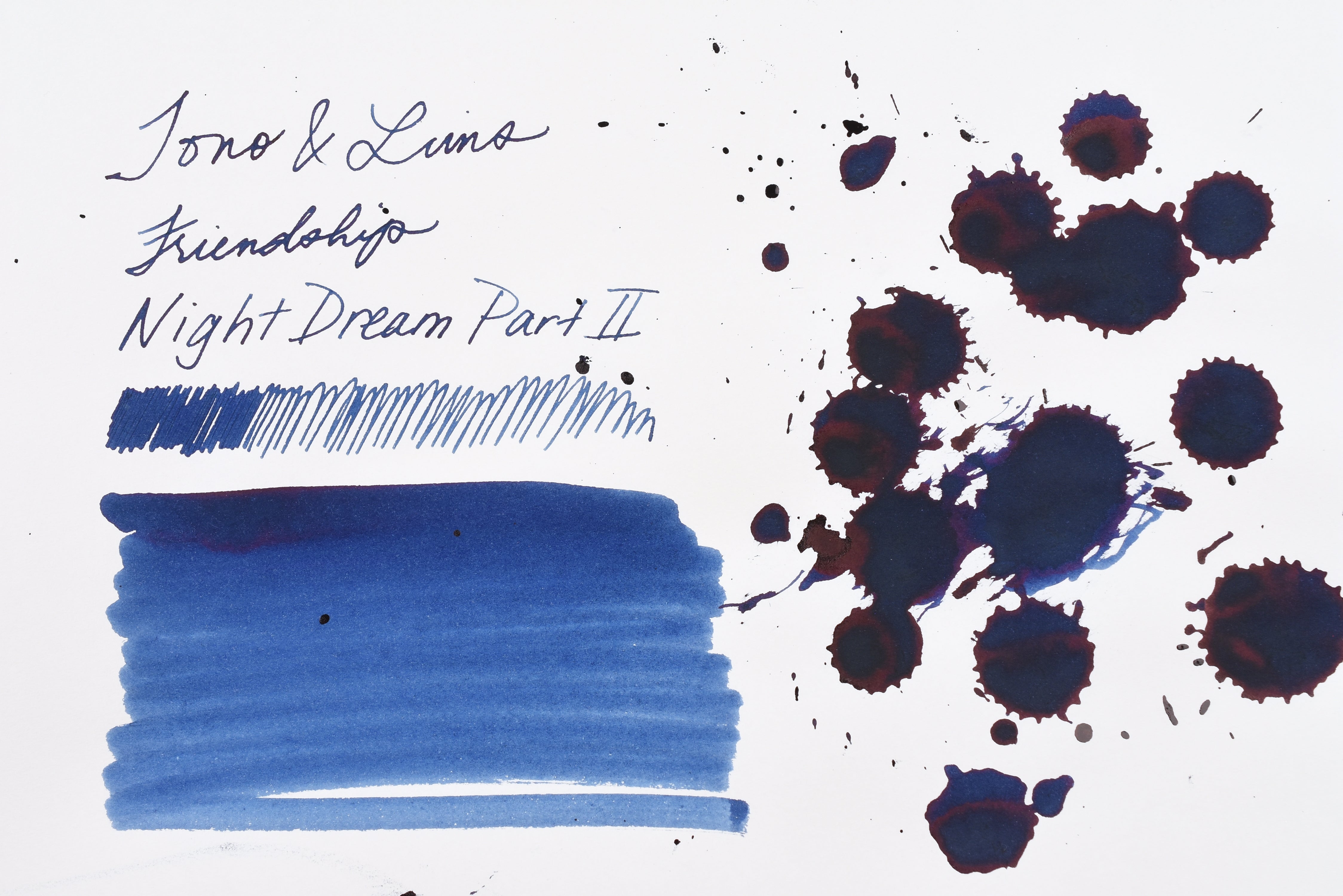 Tono & Lims Ink Bottle - Friendship - 夜想ふ (Night Dream) Part II - 30ml