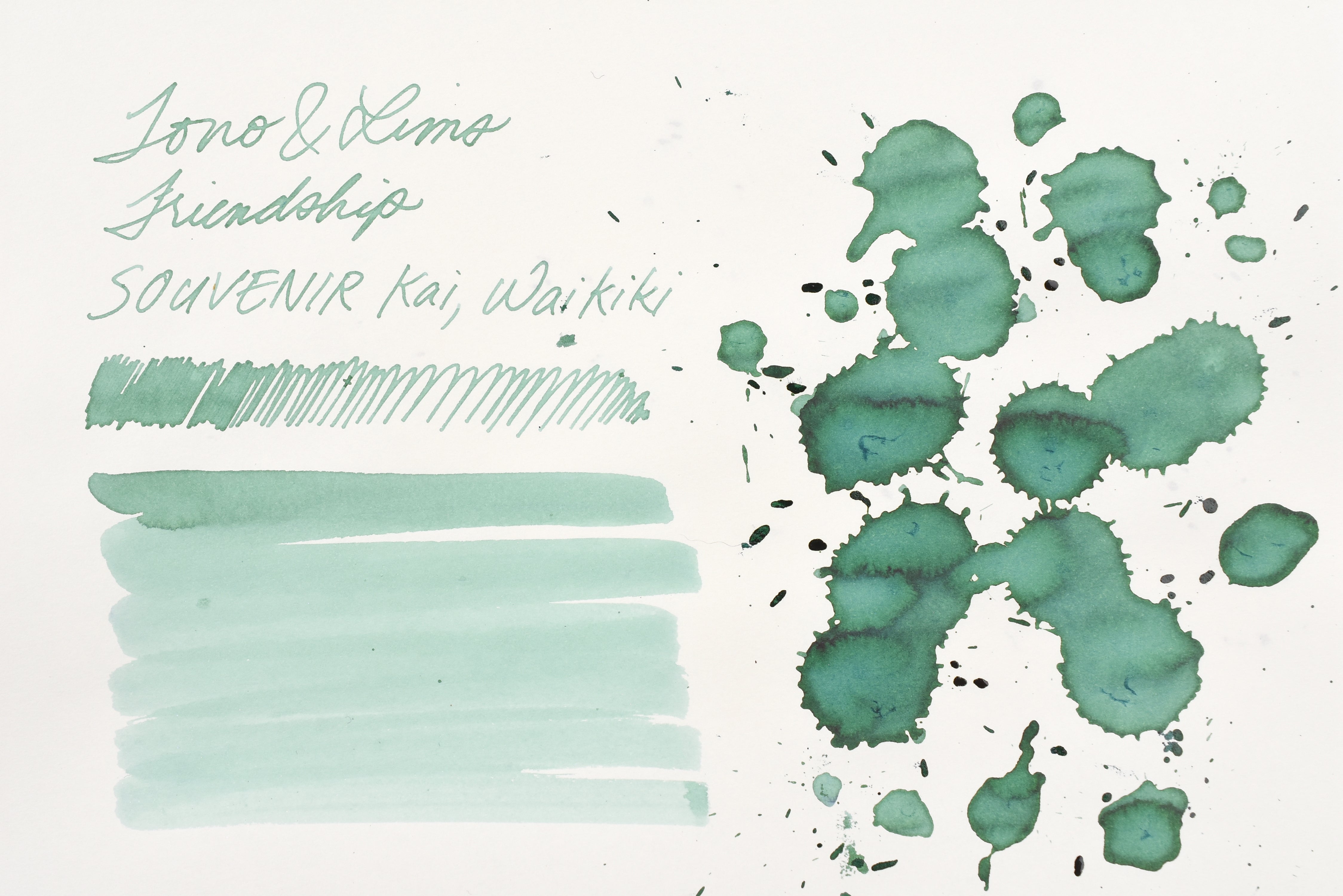 Tono & Lims Ink Bottle - Friendship - SOUVENIR kai, Waikiki - 30ml