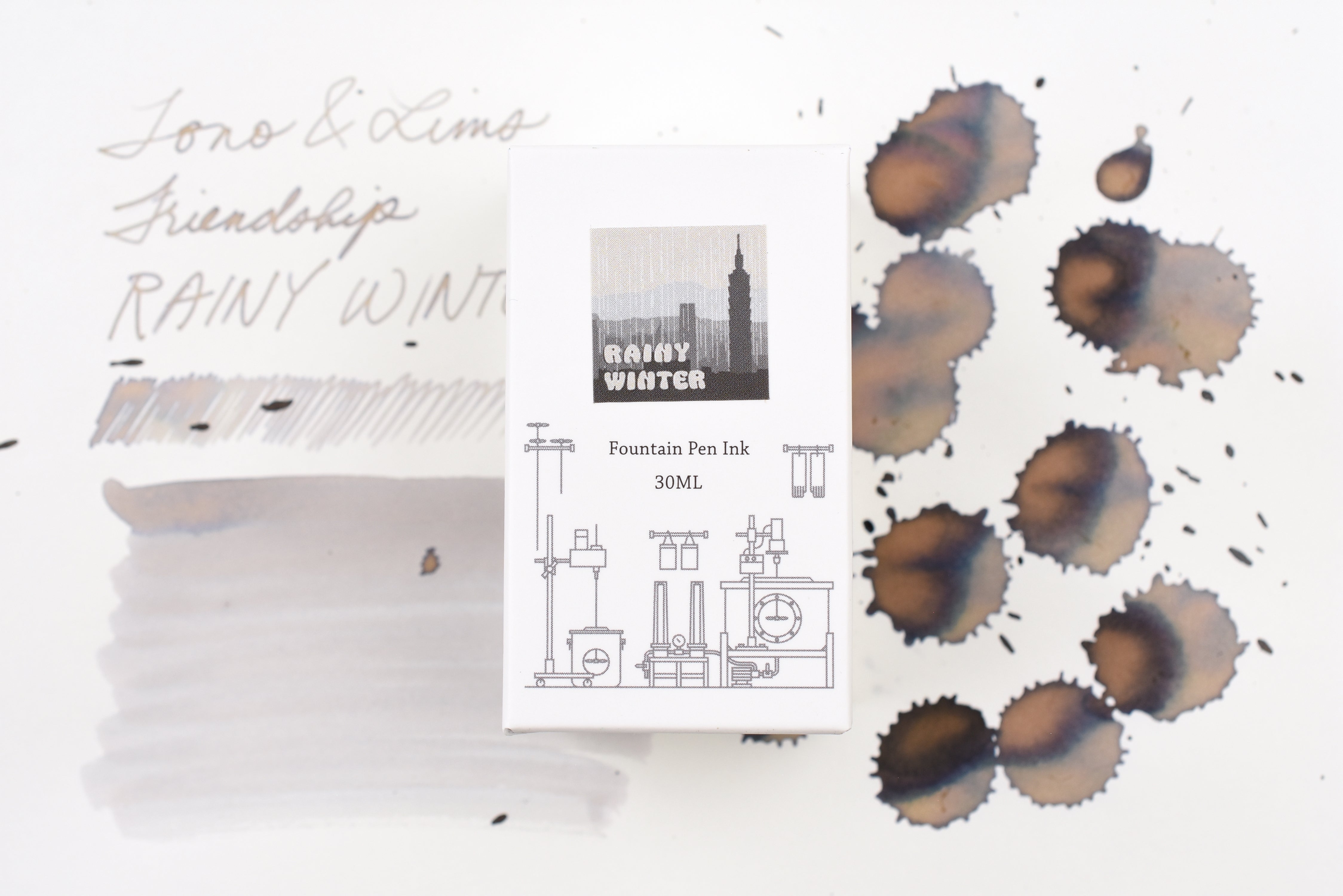 Tono & Lims Ink Bottle - Friendship - Rainy Winter - 30ml