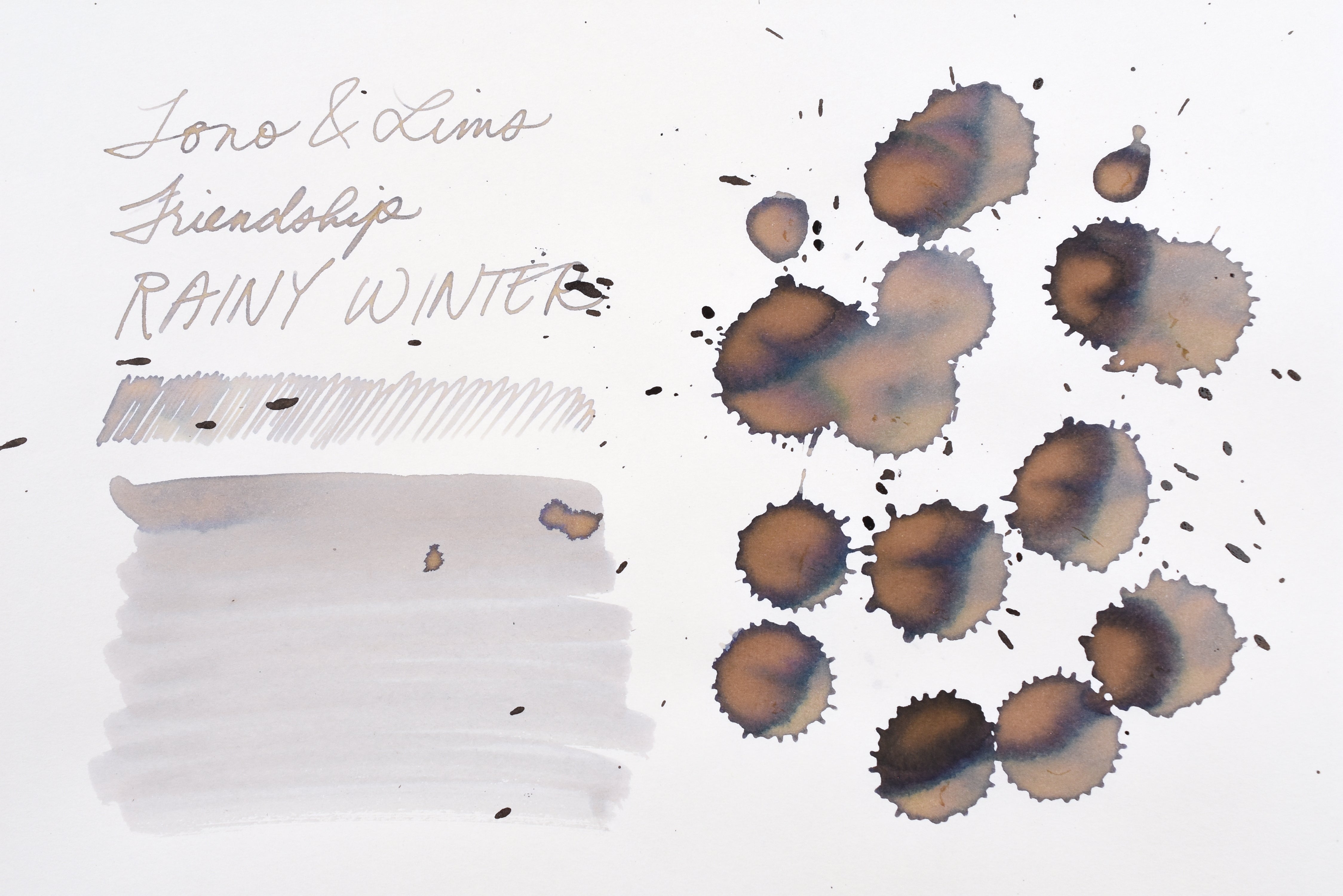 Tono & Lims Ink Bottle - Friendship - Rainy Winter - 30ml