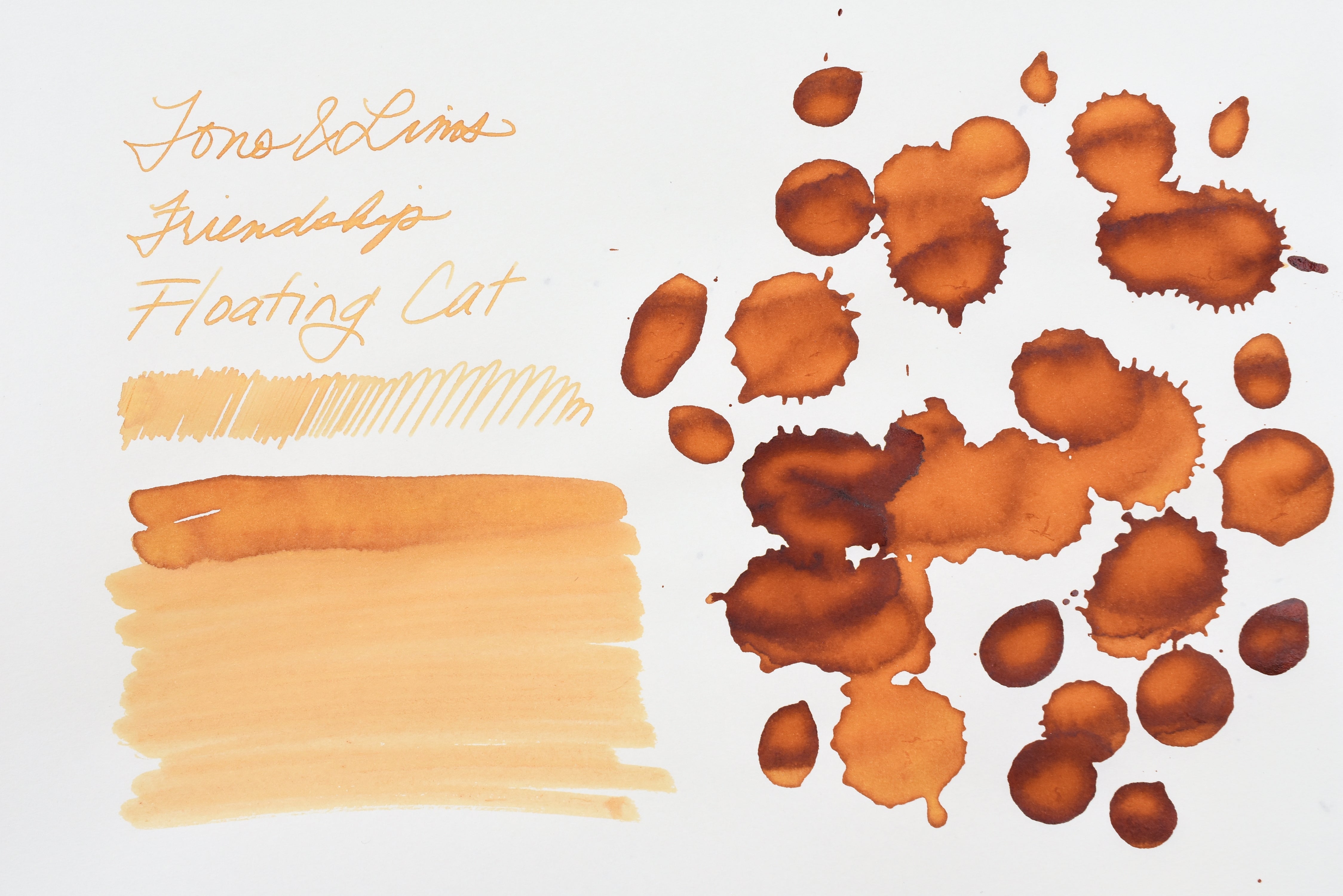 Tono & Lims Ink Bottle - Friendship - Floating Cat - 30ml