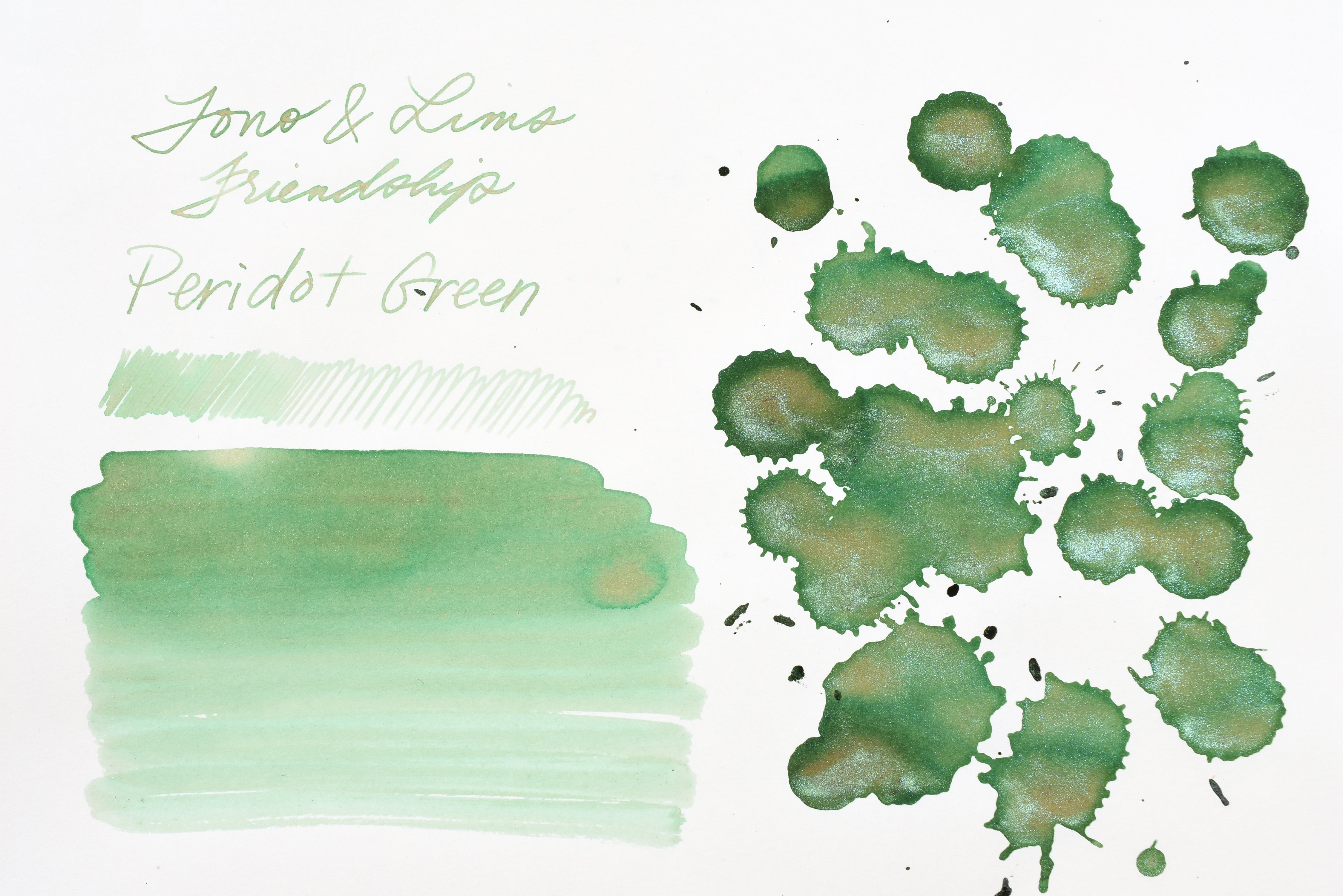 Tono & Lims Ink Bottle - Friendship - Peridot Green - 30ml