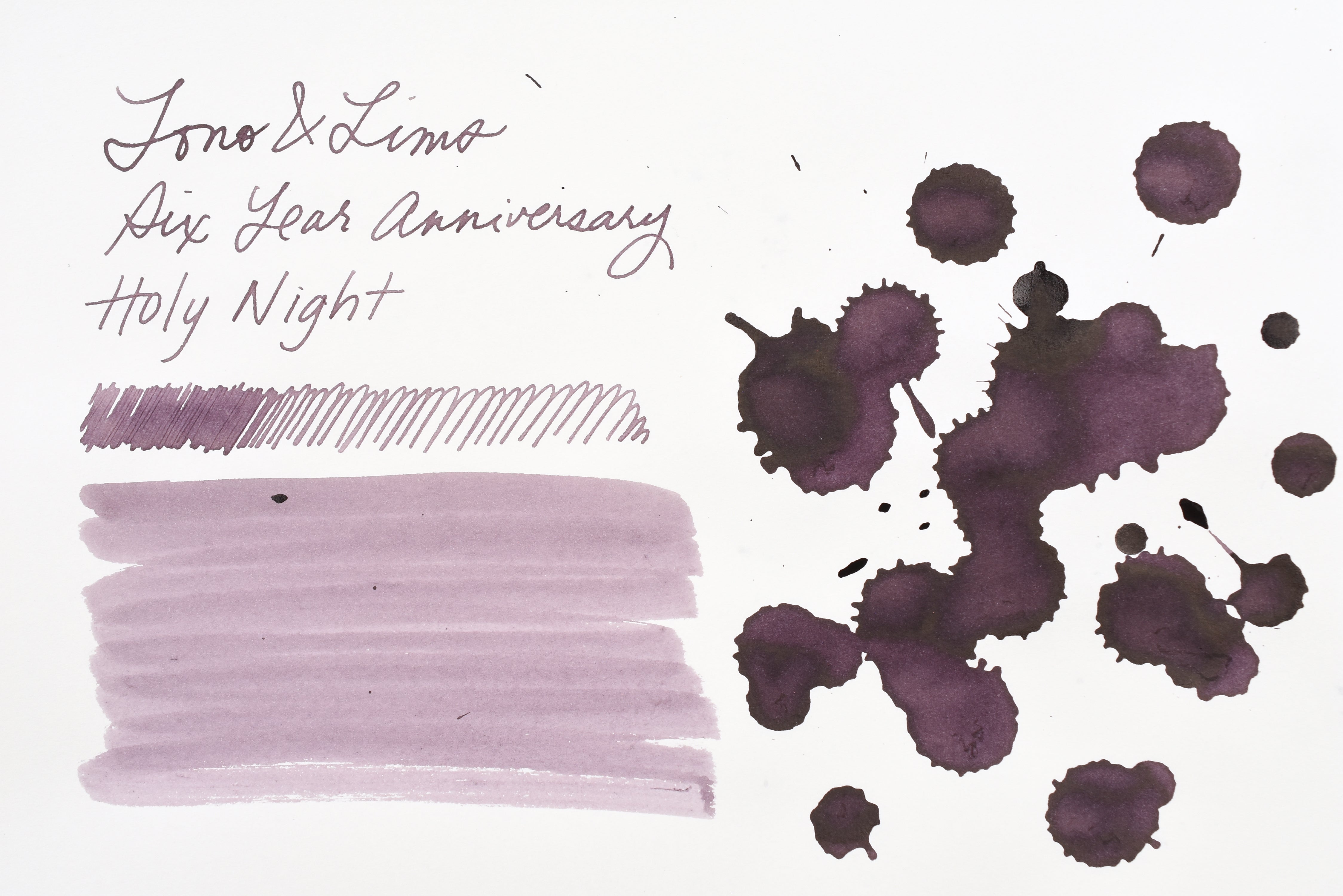 Tono & Lims Ink Bottle - Six Year Anniversary - Holy Night - 30ml