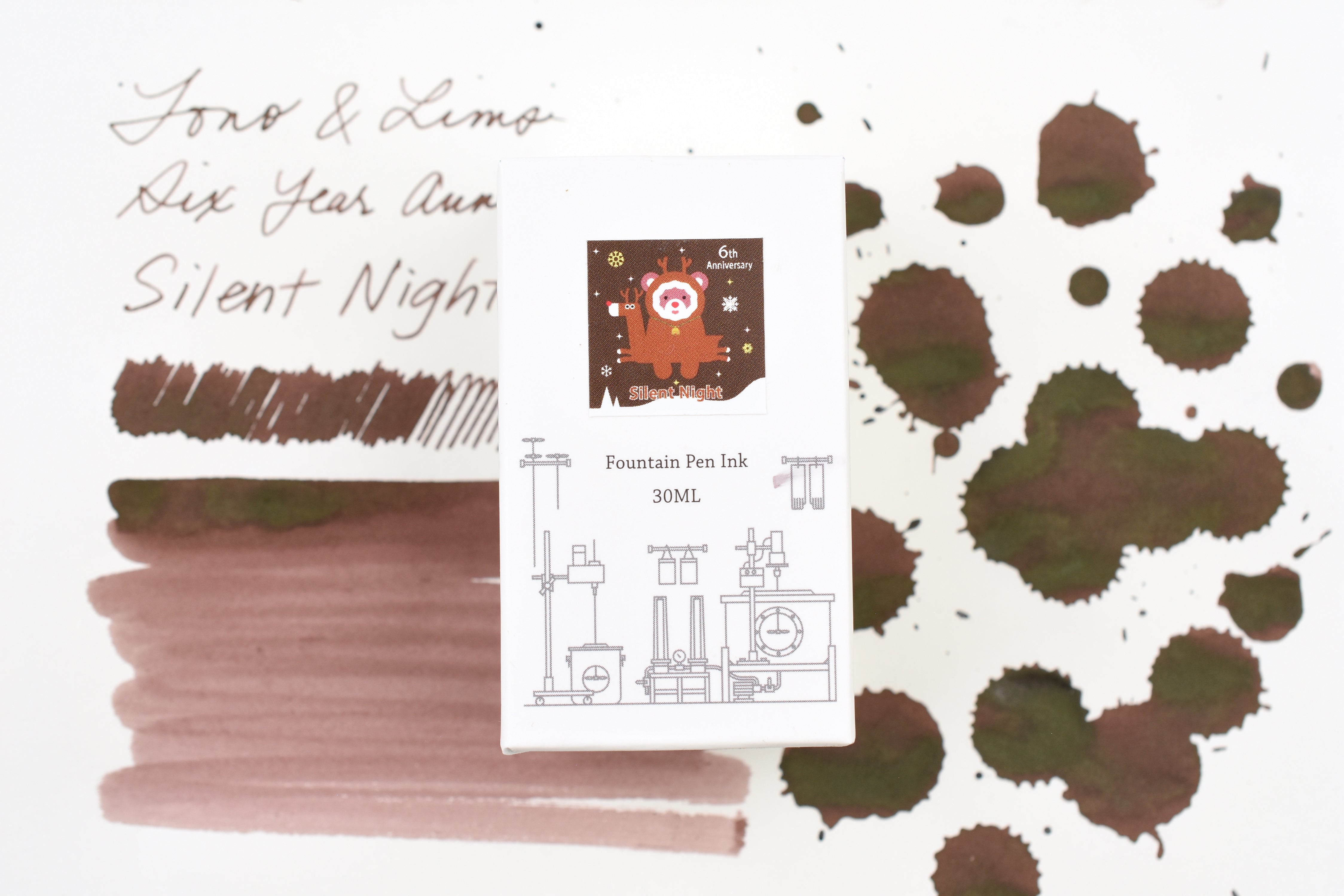 Tono & Lims Ink Bottle - Six Year Anniversary - Silent Night - 30ml