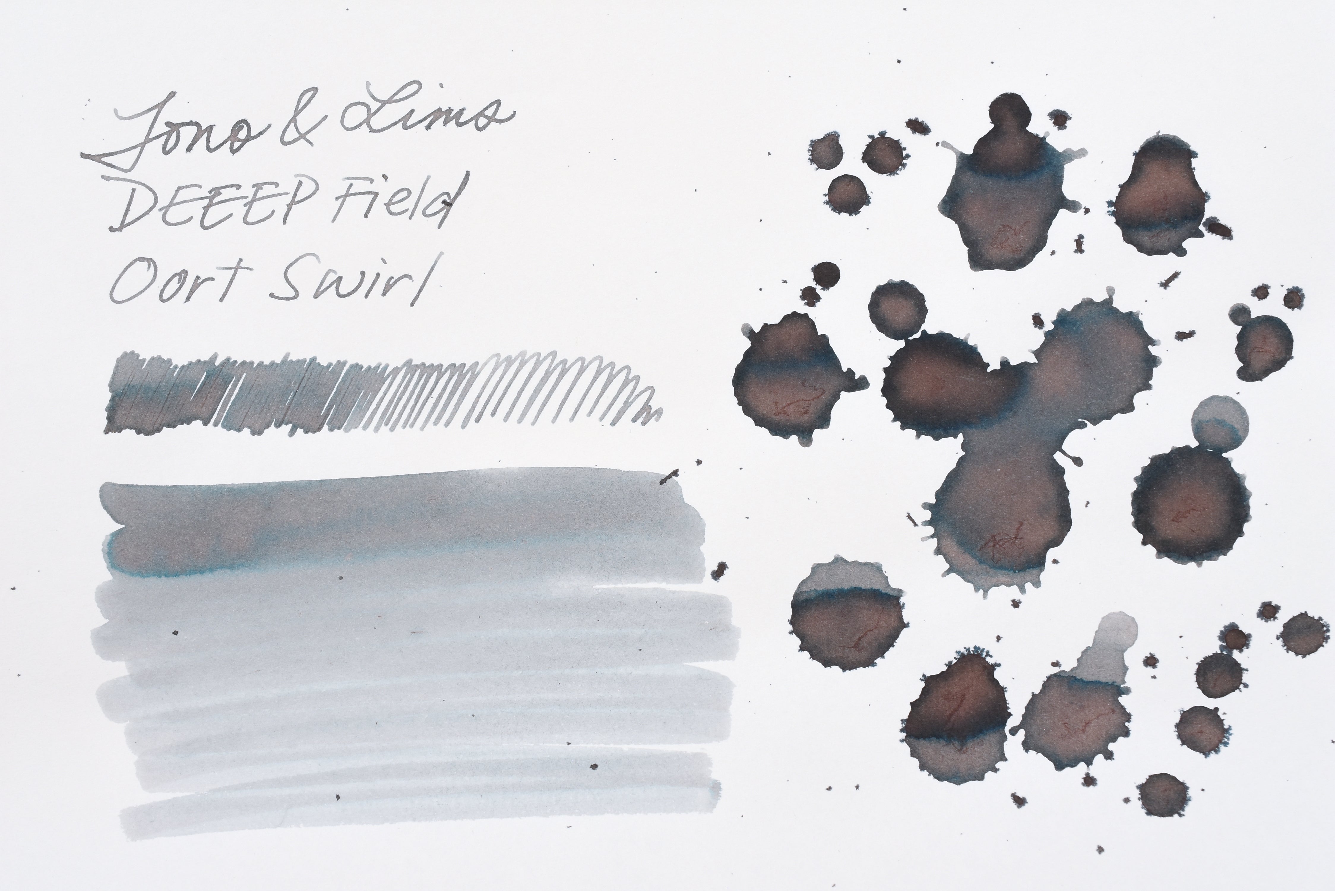 Tono & Lims Ink Bottle - DEEEP FIELD - Oort Swirl - 30ml