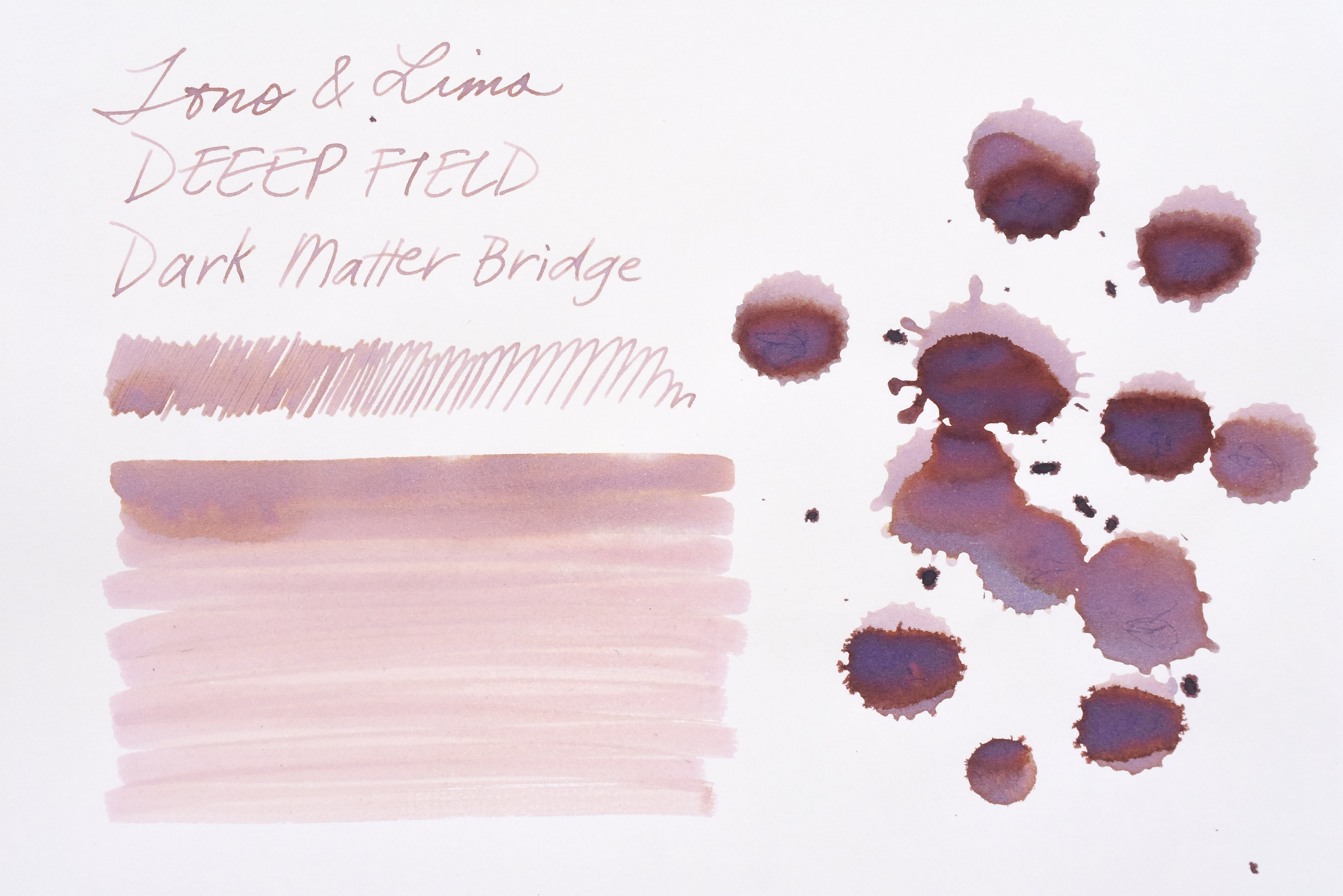 Tono & Lims Ink Bottle - DEEEP FIELD - Dark Matter Bridge - 30ml