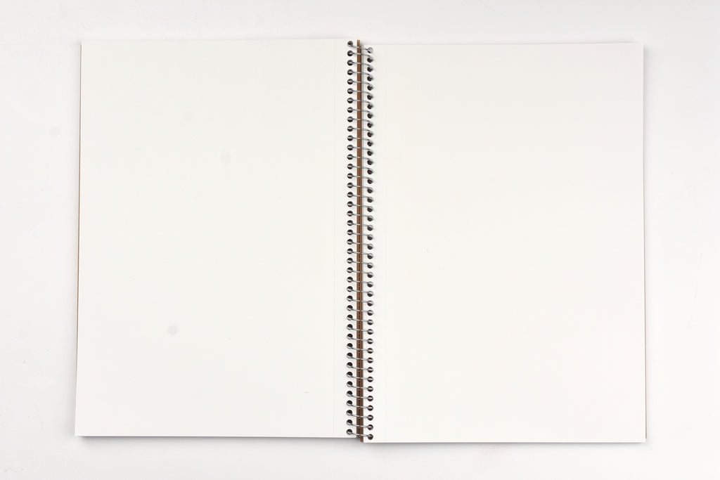 Maruman Basic Spiral Ring Notebook A5 Blank Yoseka Stationery
