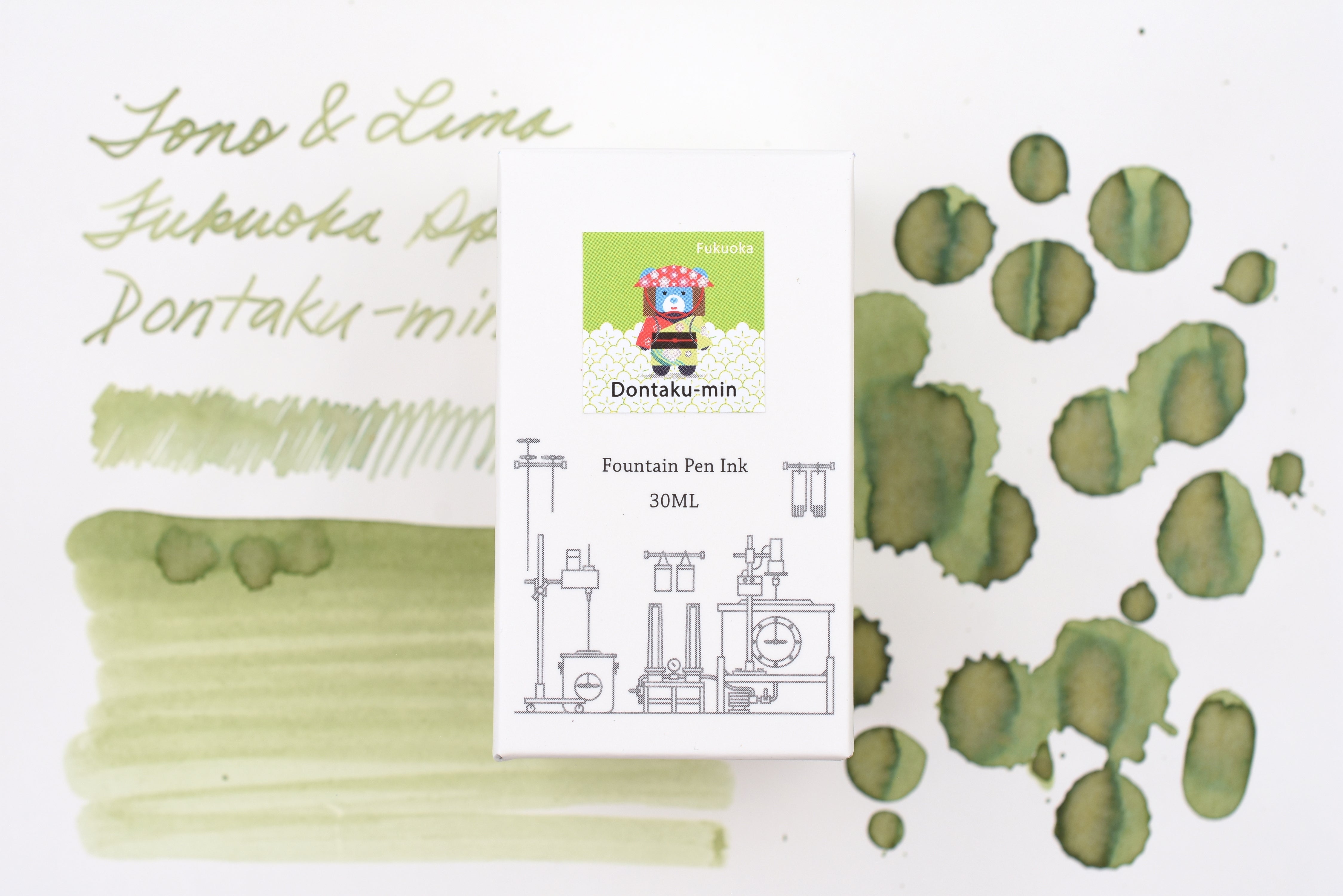 Tono & Lims Ink Bottle - Fukuoka Special 2025 - Dontaku-min - 30ml