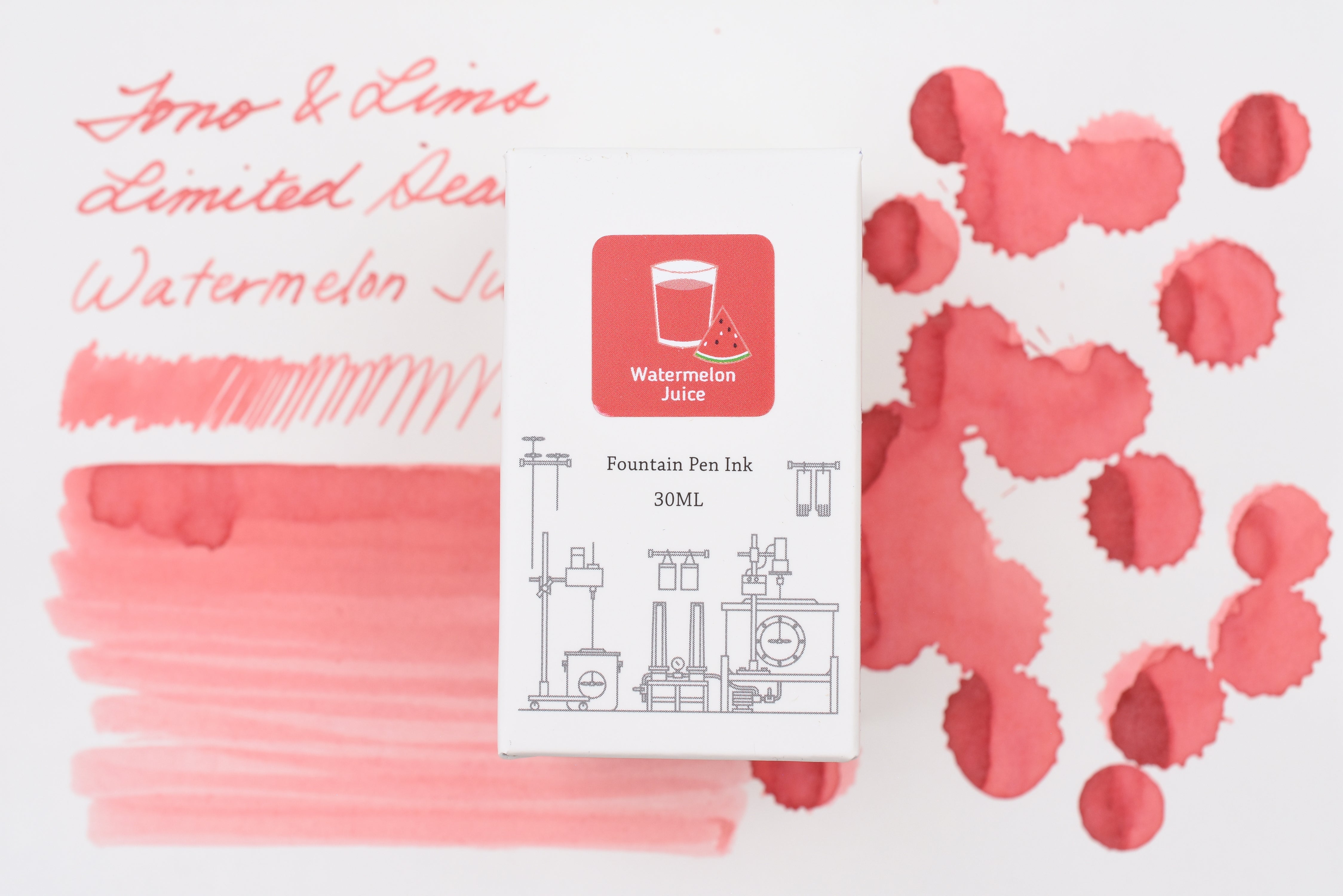 Tono & Lims Ink Bottle - Watermelon Juice - 30ml - Limited Seasonal