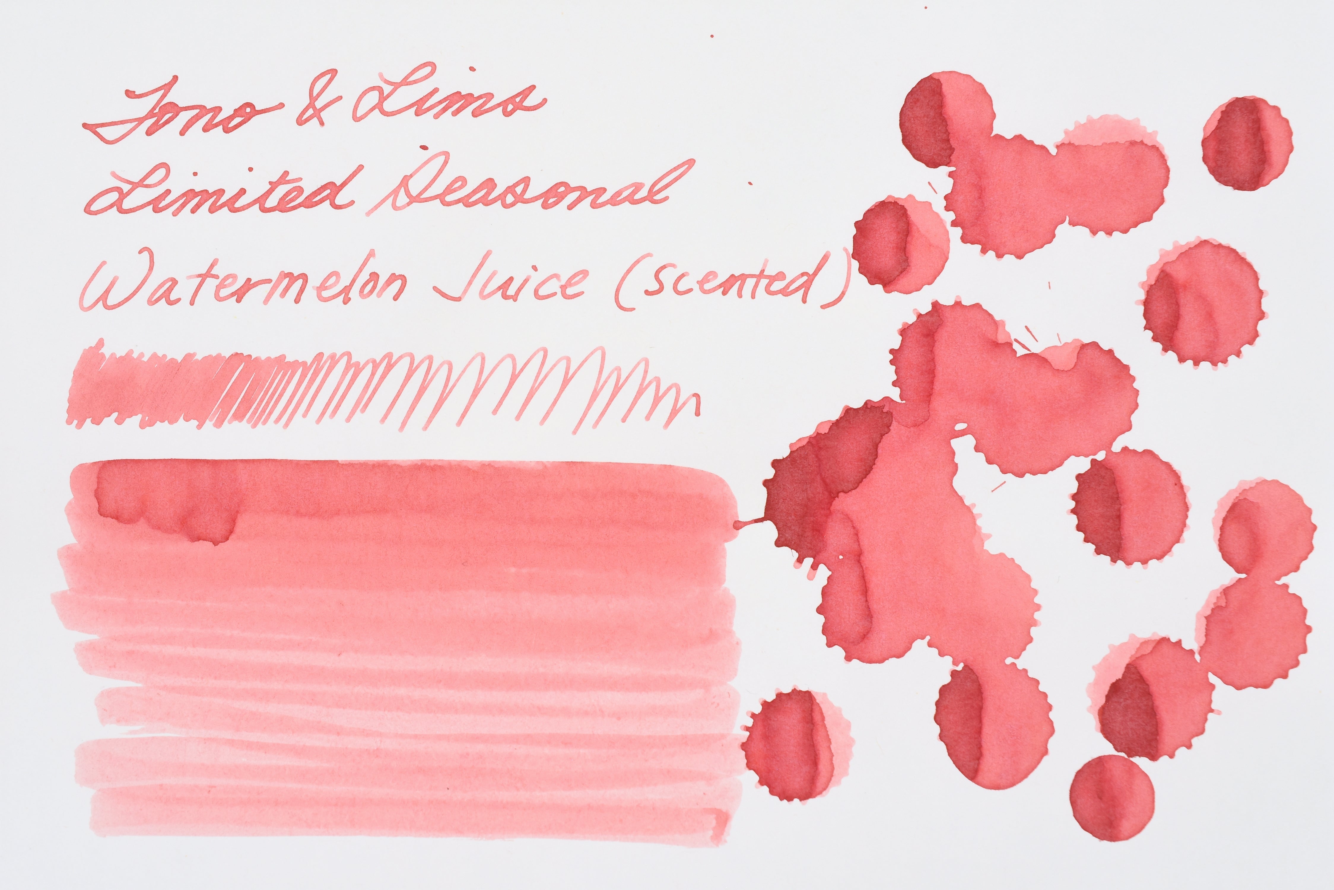 Tono & Lims Ink Bottle - Watermelon Juice - 30ml - Limited Seasonal