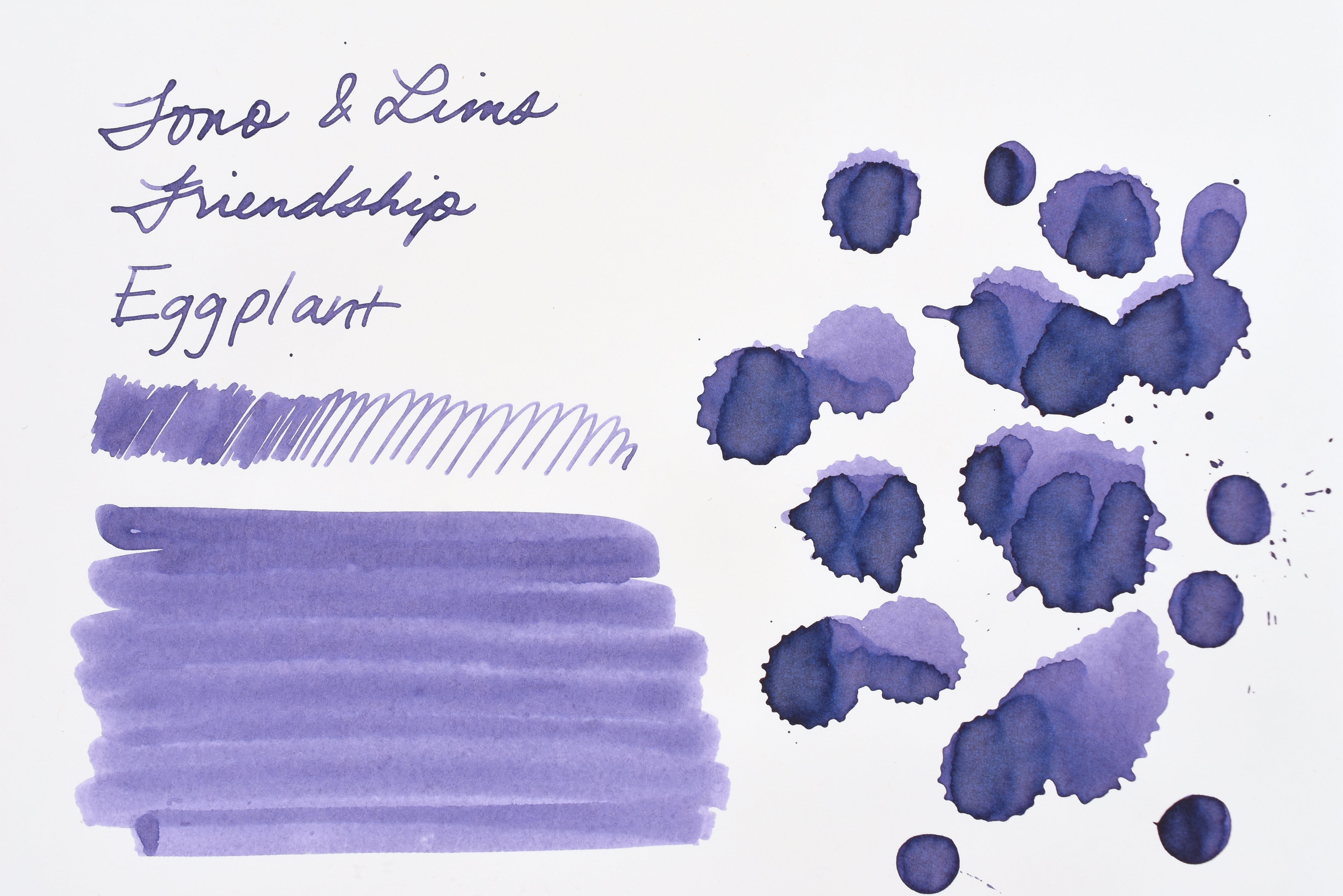 Tono & Lims Ink Bottle - Friendship - Eggplant - 30ml