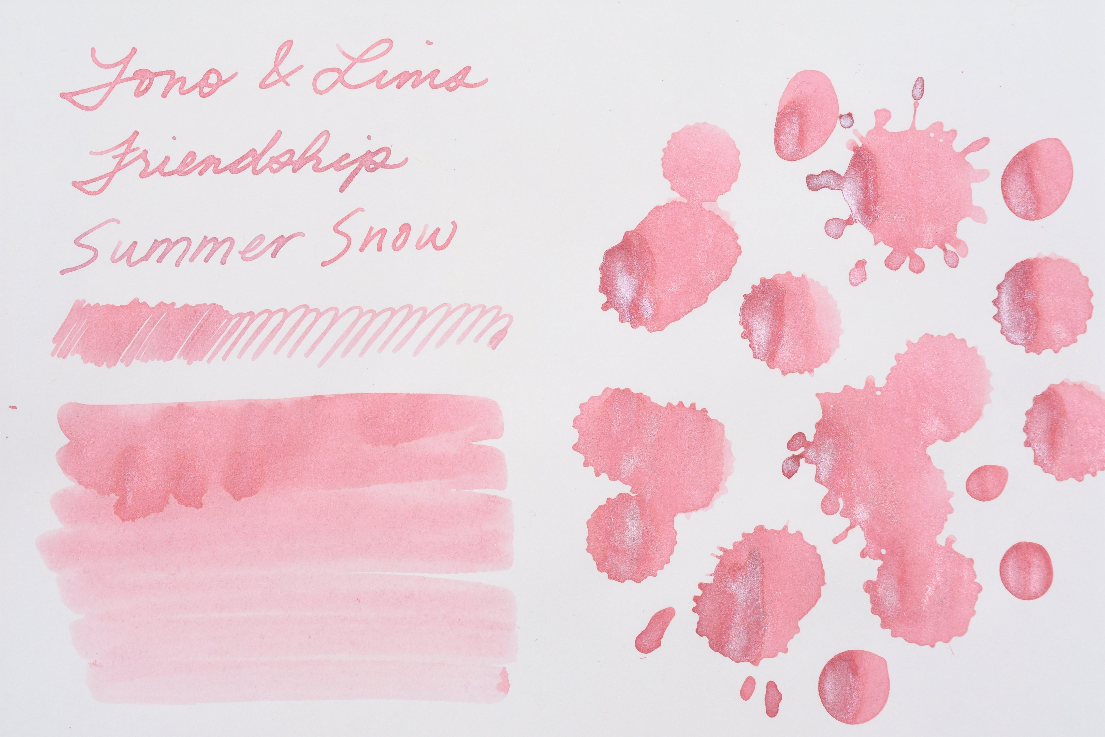 Tono & Lims Ink Bottle - Friendship - Summer Snow - 30ml – Yoseka