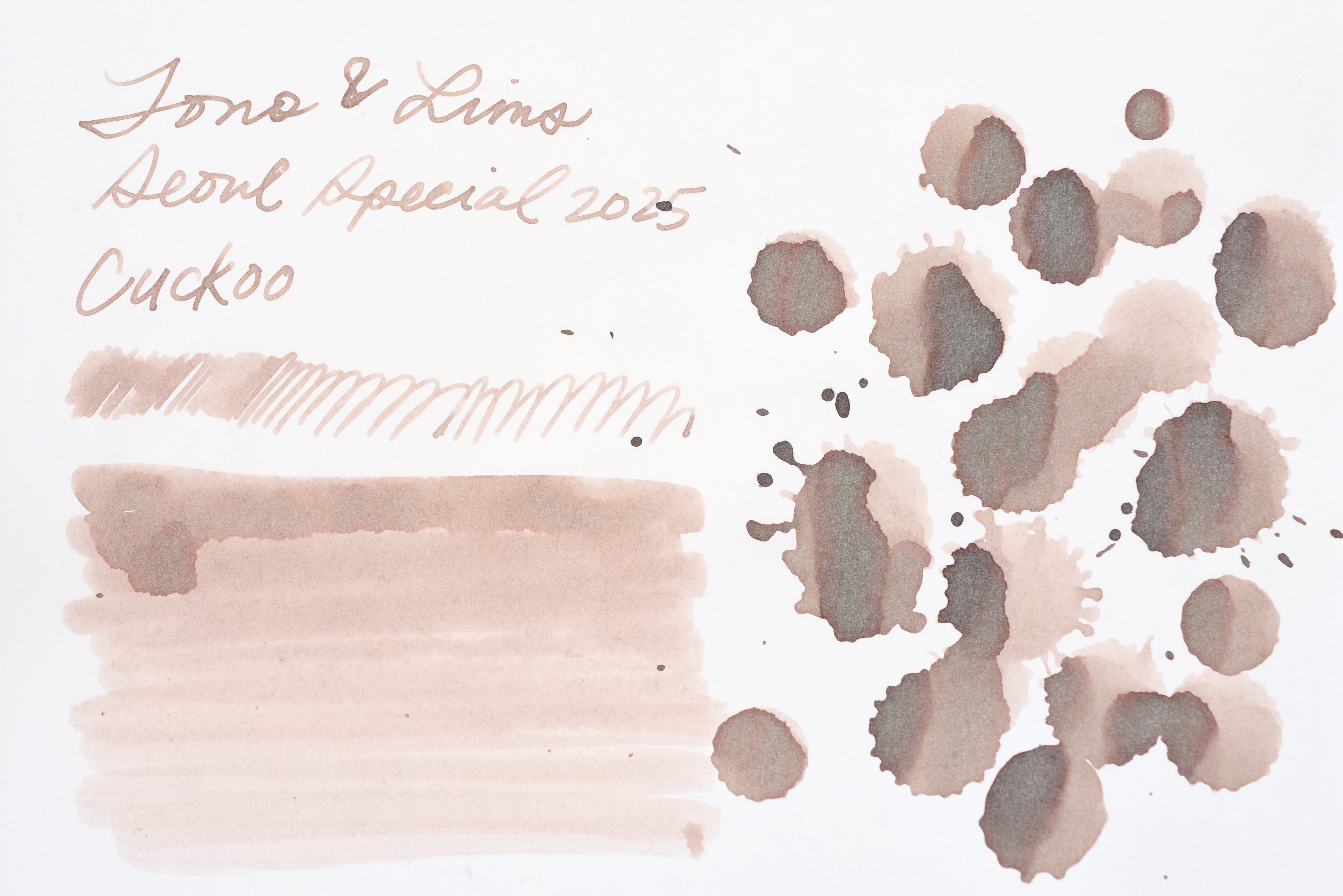 Tono & Lims Ink Bottle - Seoul Special 2025 - 두견쪽박지 (Cuckoo) - 30ml