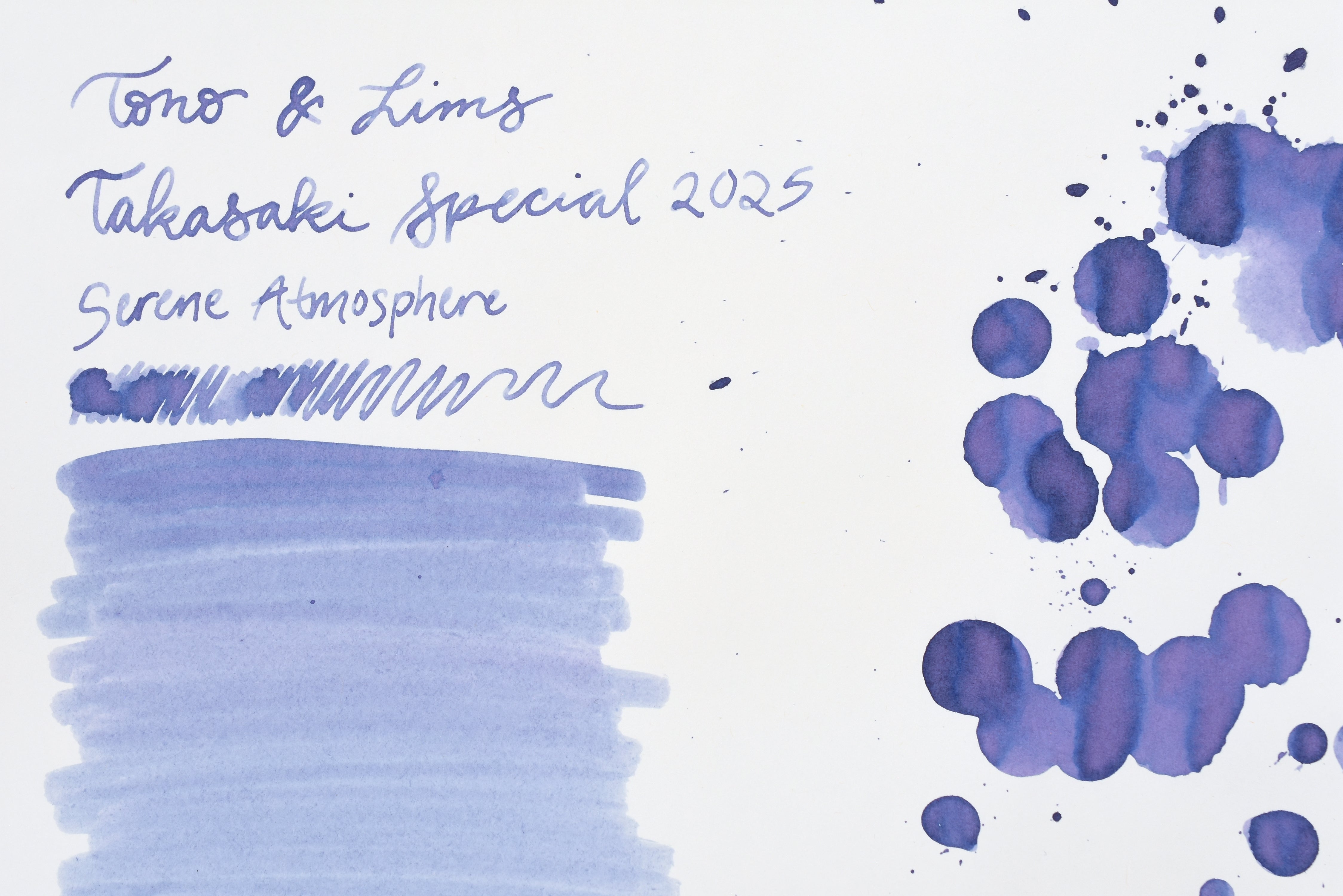 Tono & Lims Ink Bottle - Takasaki Special 2025 - Serene Atmosphere - 30ml