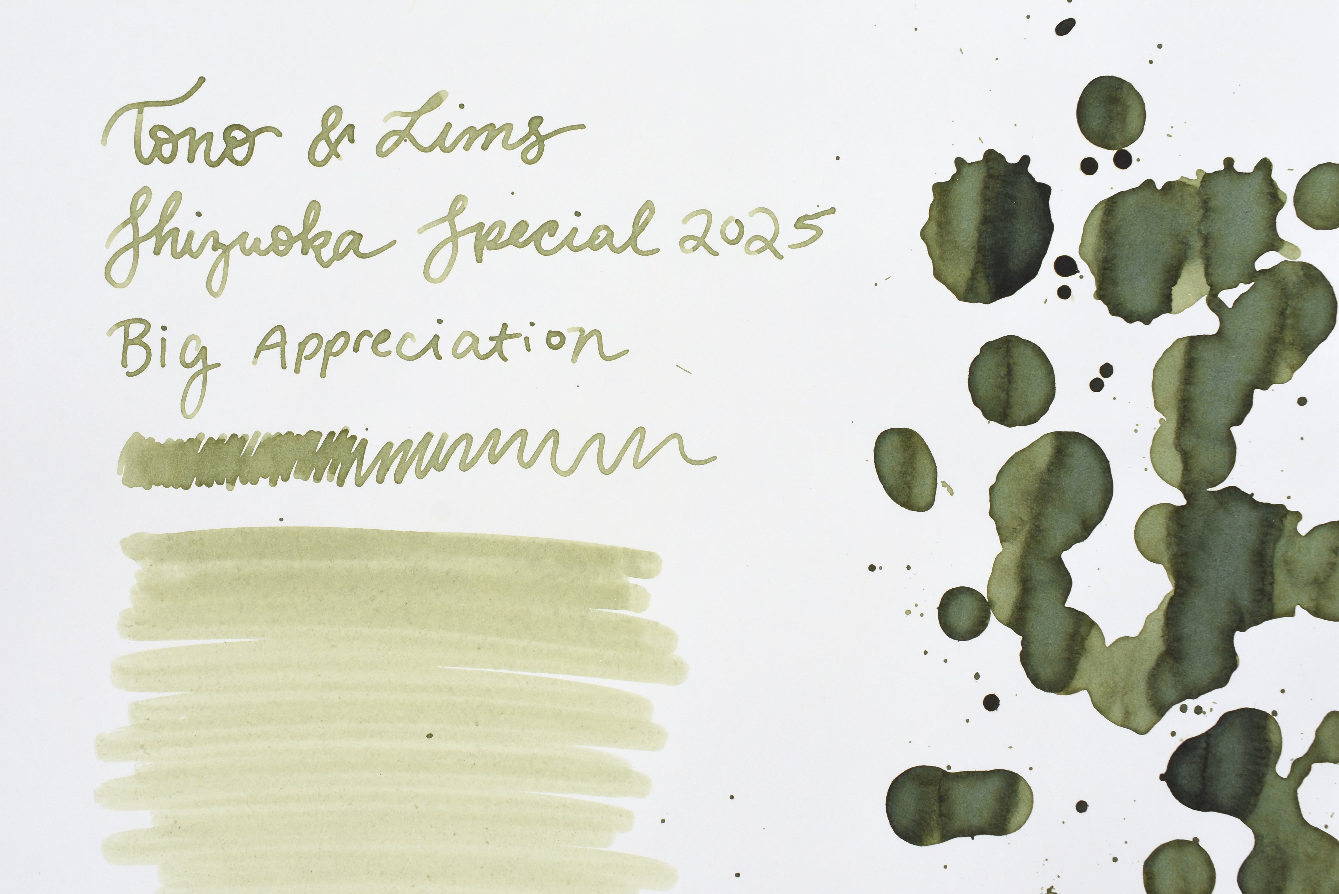 Tono & Lims Ink Bottle - Shizuoka Special 2025 - Big Appreciation - 30ml