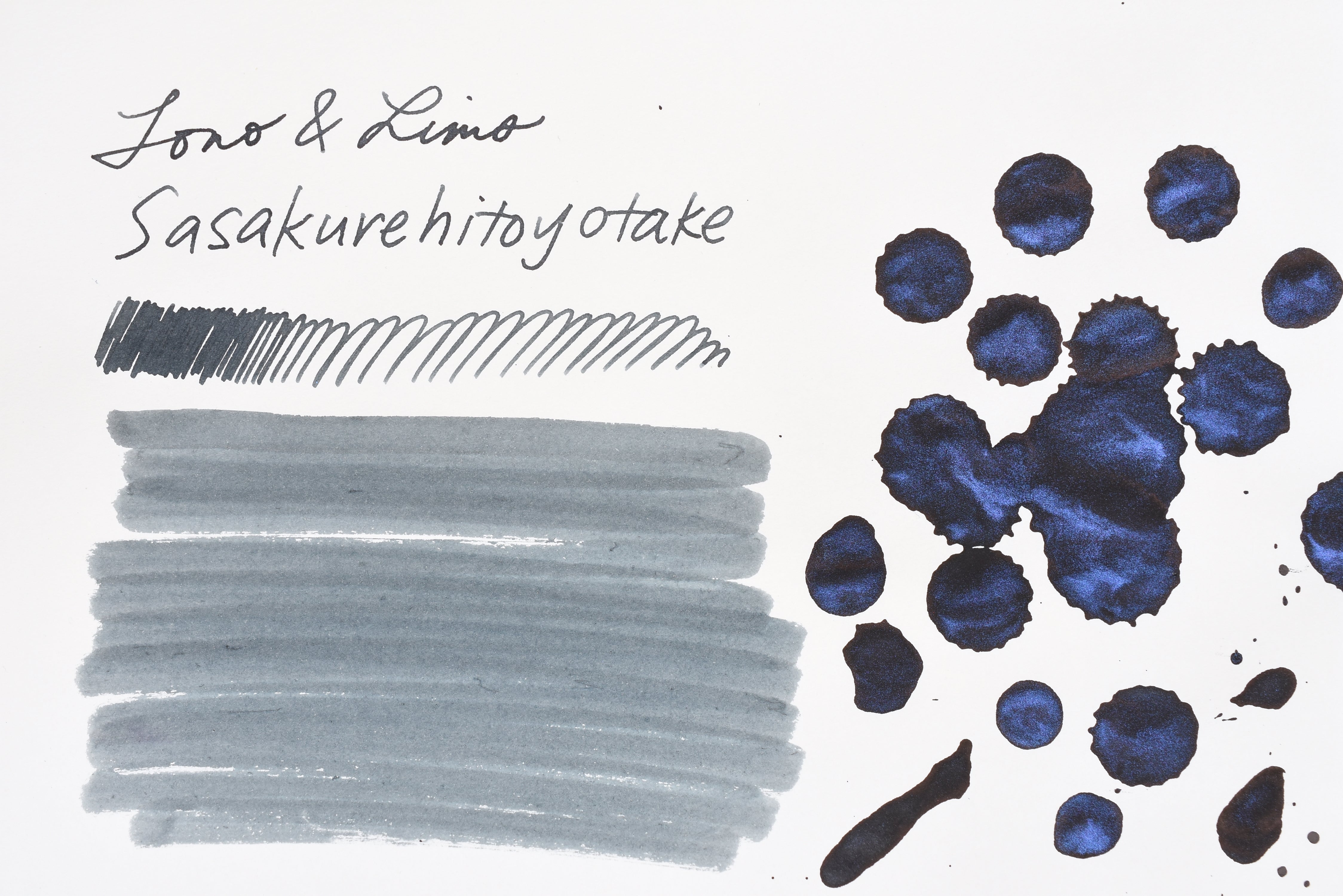 Tono & Lims Ink Bottle - Special Collaboration - mushroom image ink sasakurehitoyotake shimmer - 30ml