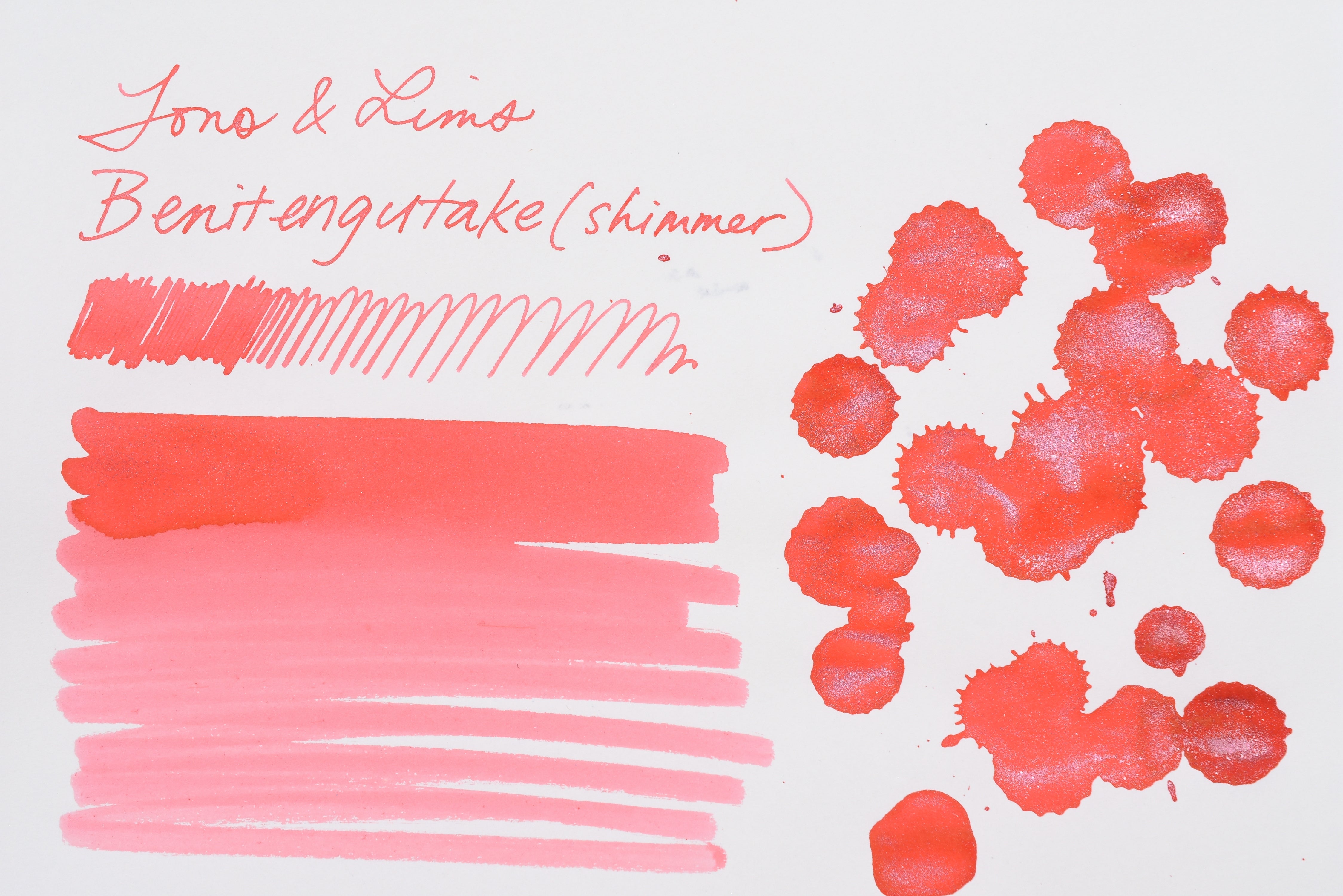 Tono & Lims Ink Bottle - Special Collaboration - mushroom image ink benitengutake shimmer - 30ml