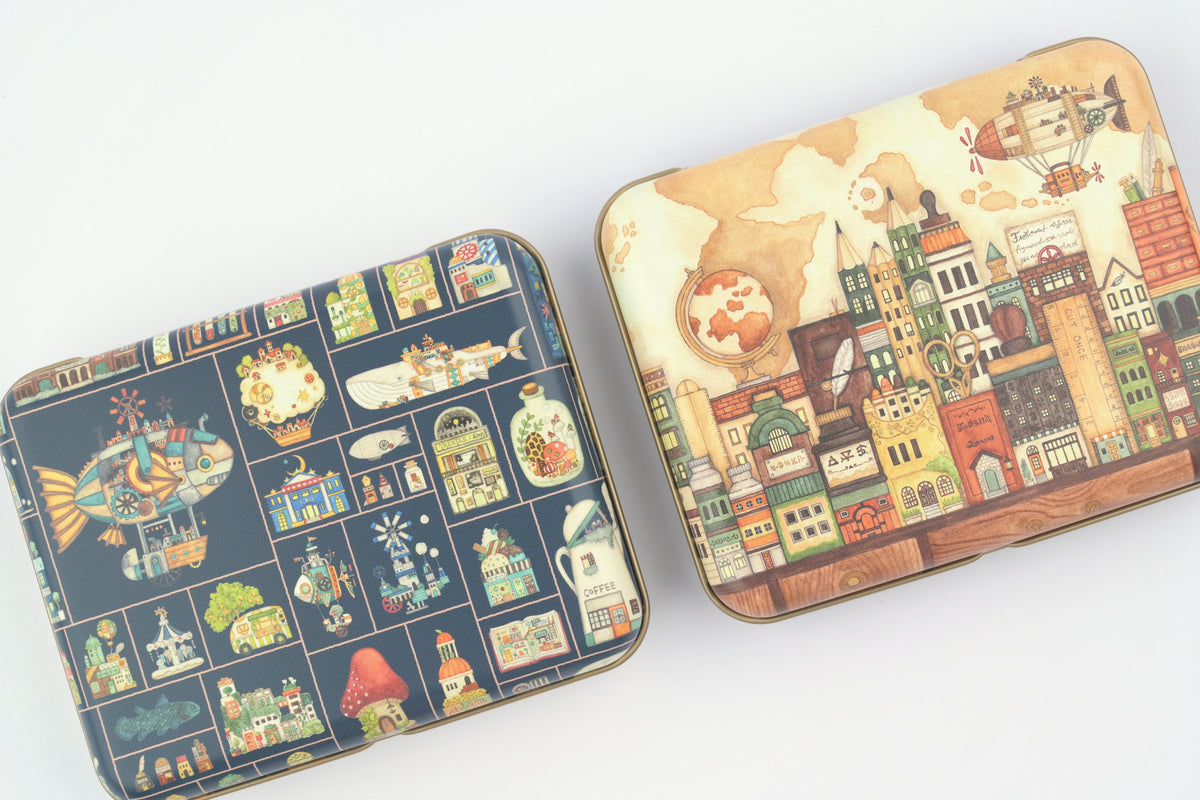 Sakura x Kuusoogai Zakkaten Tin Flake Stickers - Limited Edition