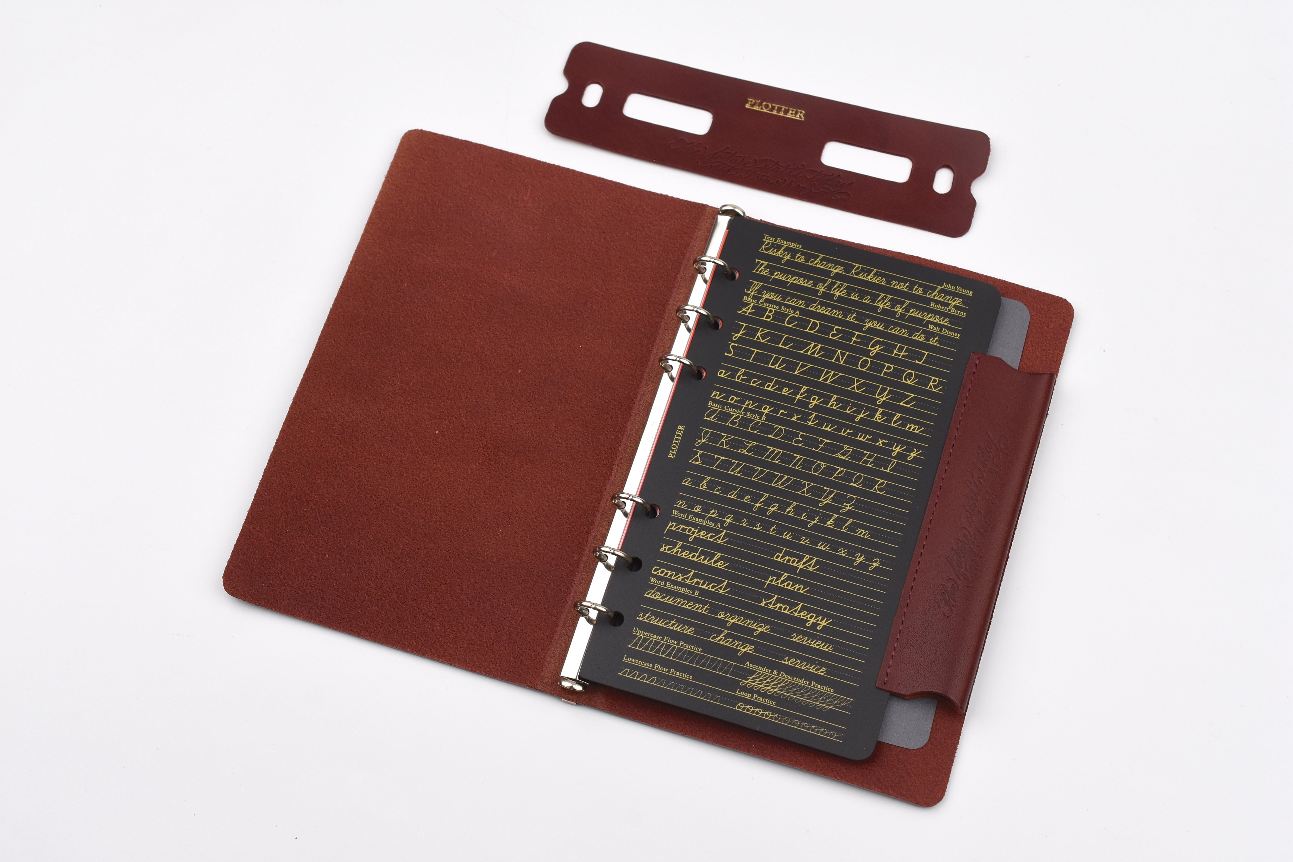 PLOTTER - Liscio Leather Binder - Bible Size - Limited Edition Box