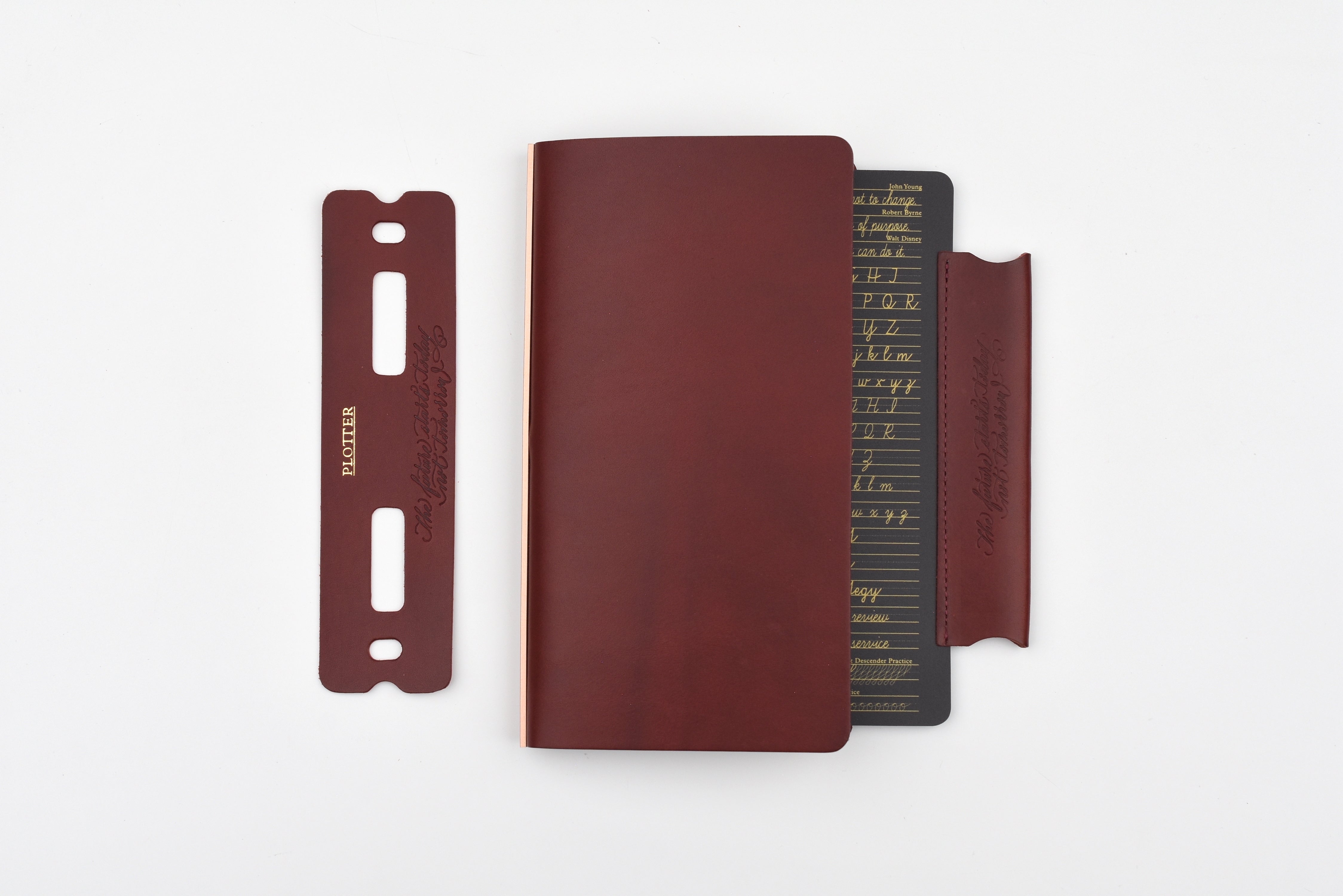 PLOTTER - Liscio Leather Binder - Narrow Size - Limited Edition Box