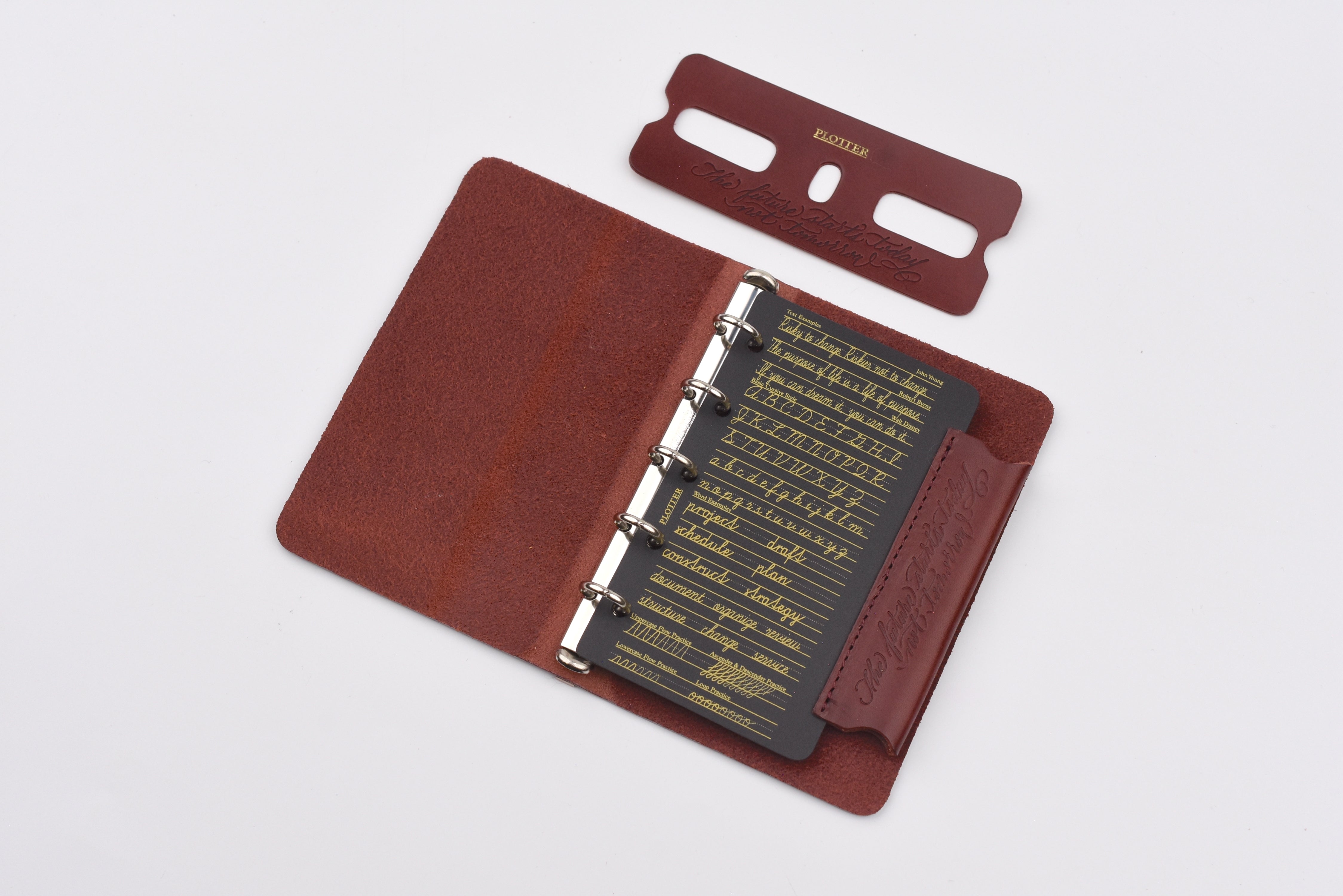 PLOTTER - Liscio Leather Binder - Mini 5 Size - Limited Edition Box