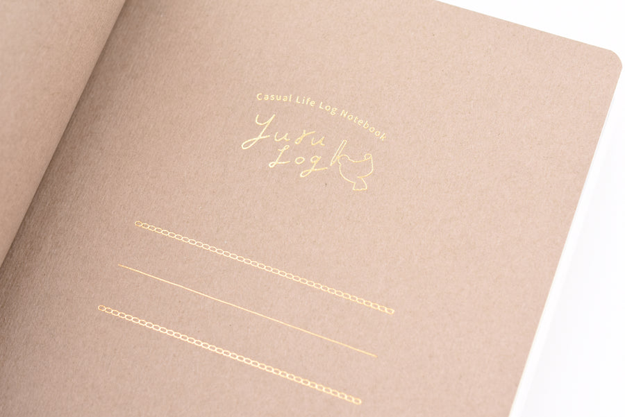Yuru Log Notebook - Blue Nordic - B6