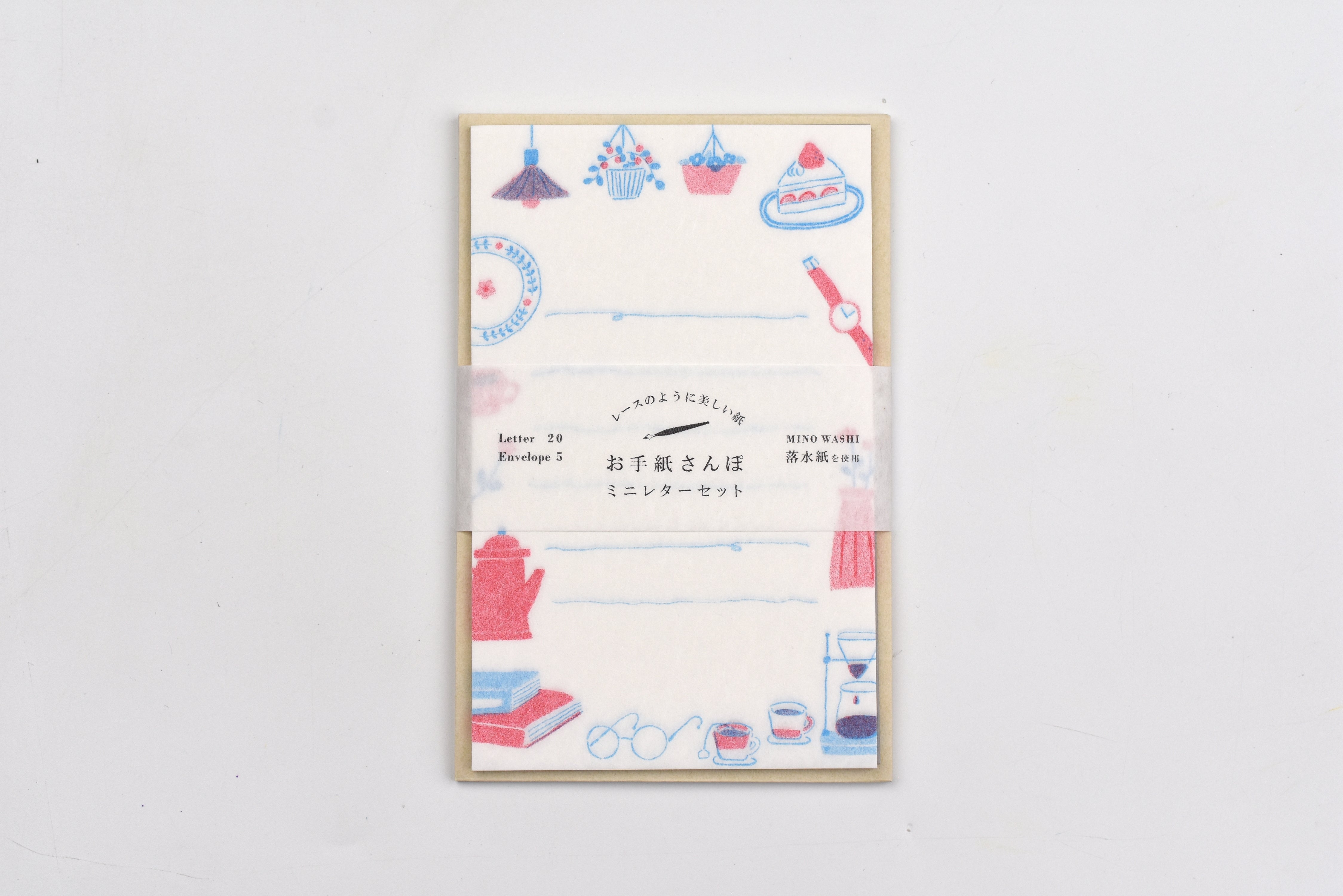 Furukawa Paper - Walking Series - Café Letter Set