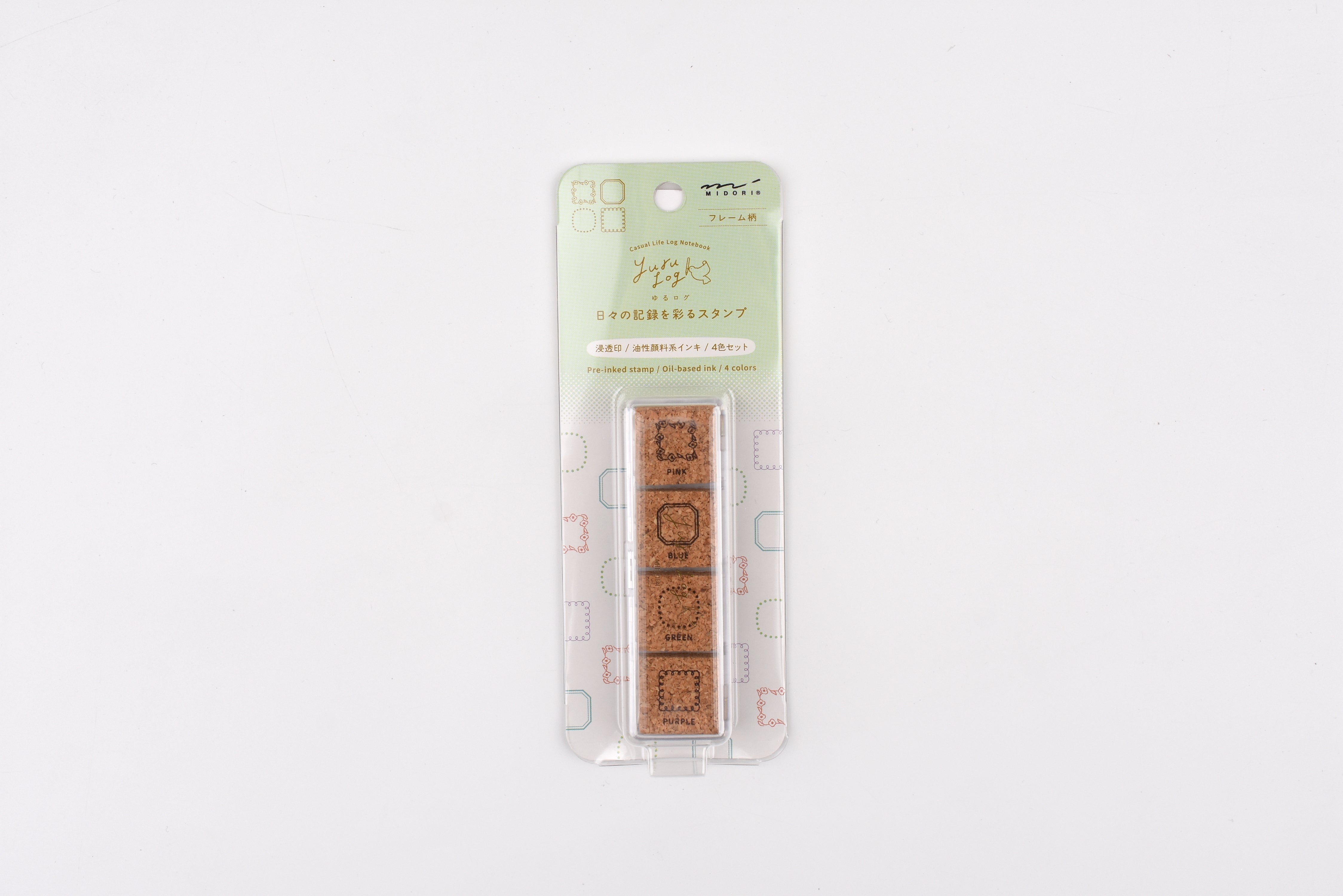 Yuru Log Paintable Stamp - Pre-Inked - Frame