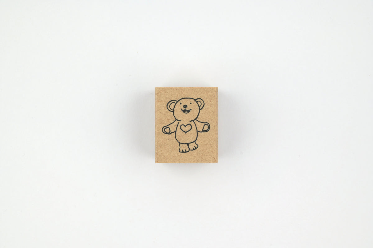 Kodomo No Kao Stamp - Piccolo - Bear - Both Paws