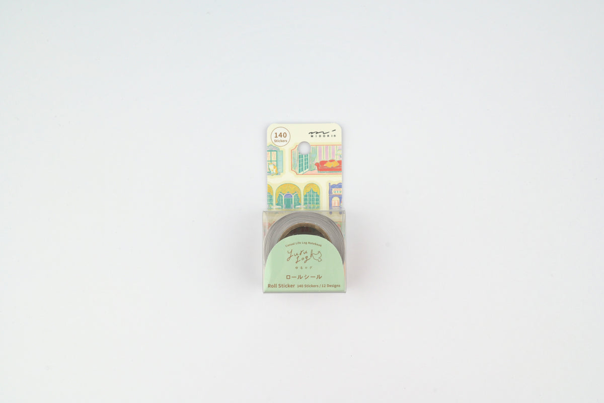 Yuru Log Roll Stickers - Window Scenery