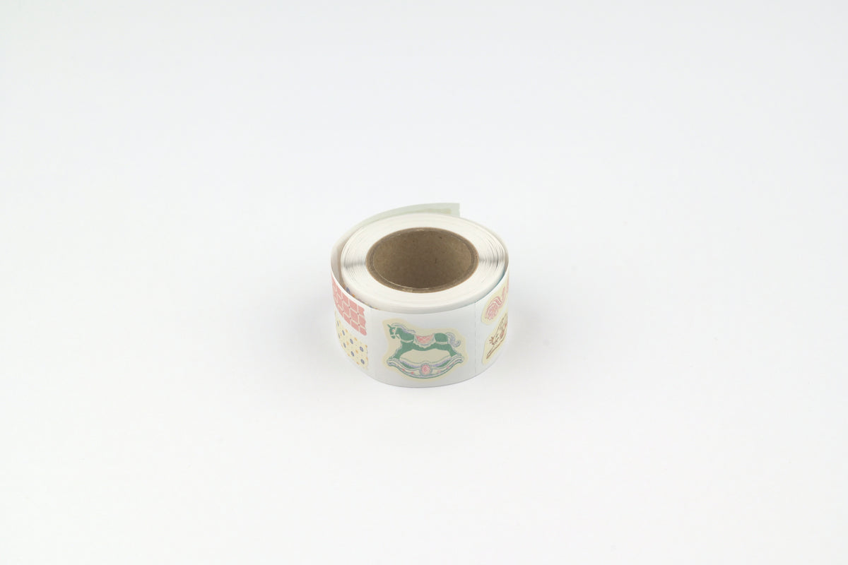 Yuru Log Roll Stickers - Antique