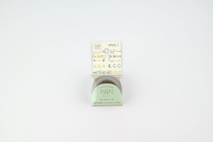 Yuru Log Roll Stickers - List